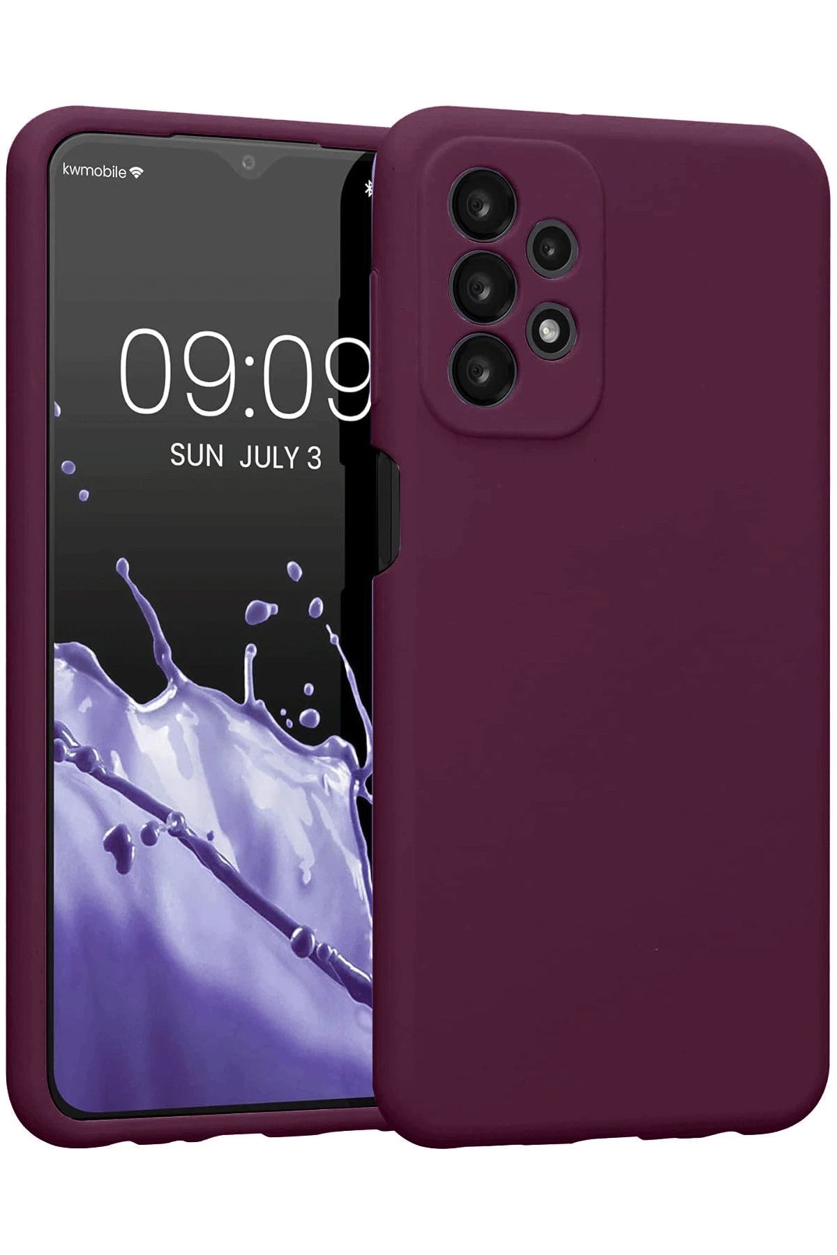 NewFace Samsung Galaxy A23 4G Kılıf First Silikon - Mor JOJUA