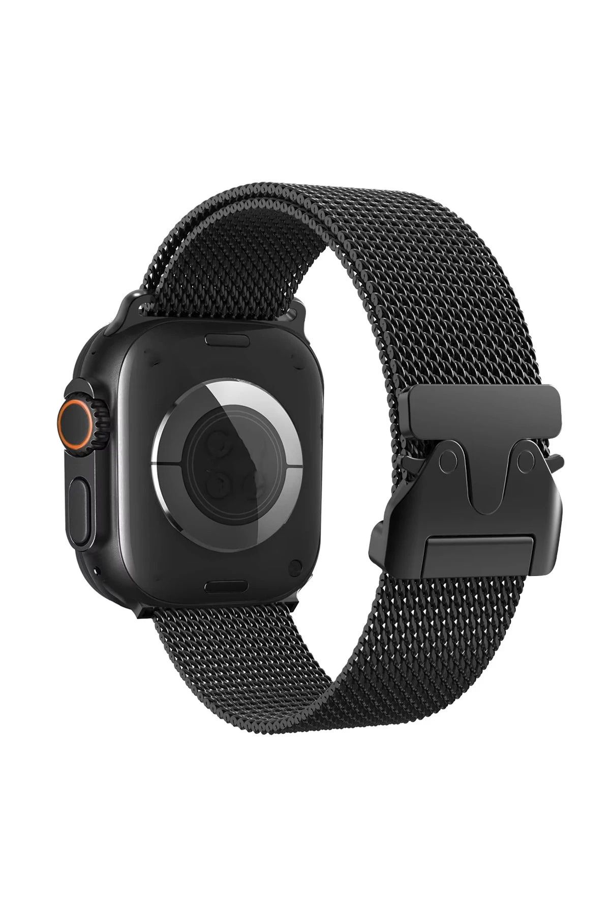 NewFace Apple Watch 42mm Milano Metal Kordon - Siyah HNZRN