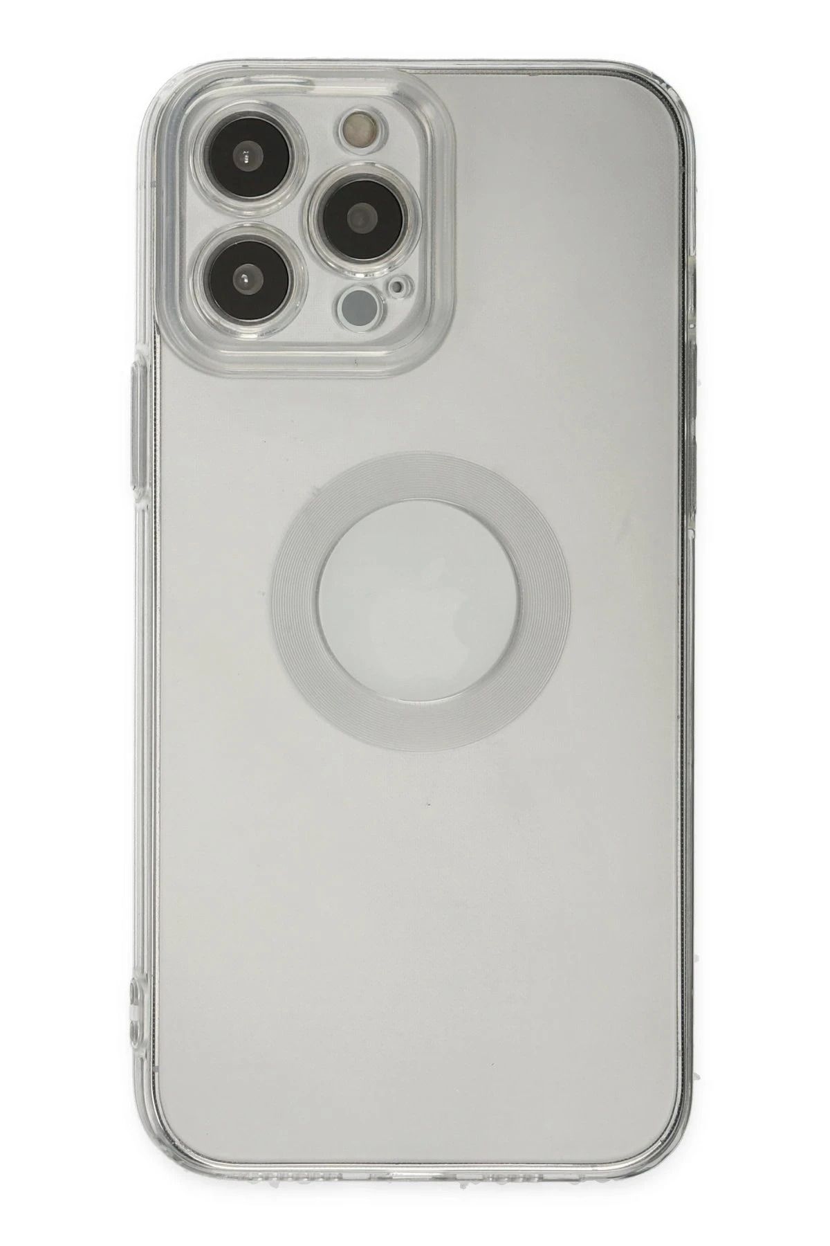 NewFace iPhone 13 Pro Max Kılıf Santa Lens Silikon - Şeffaf FERRG