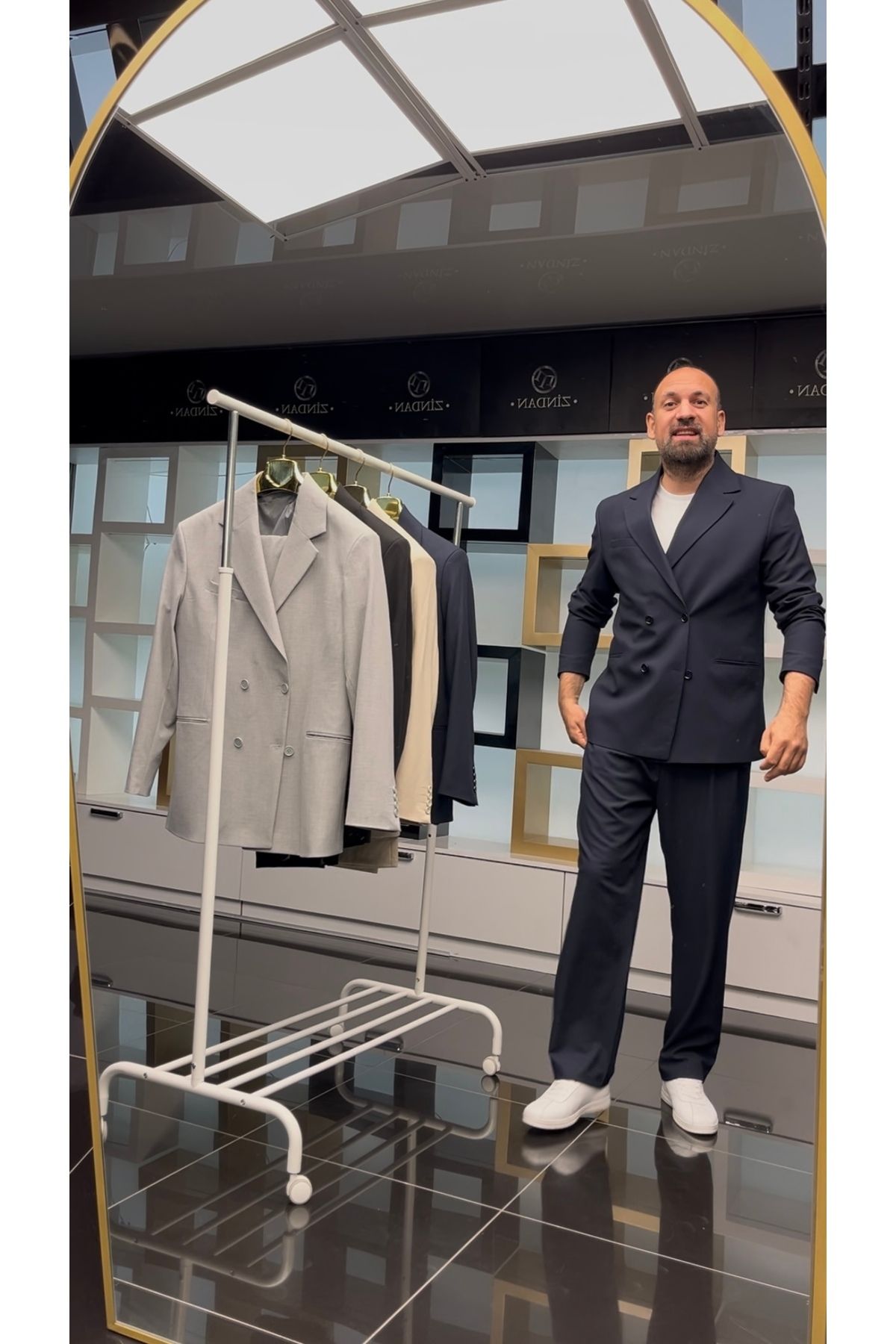 Zindan Oversize Takım Elbise Lacivert