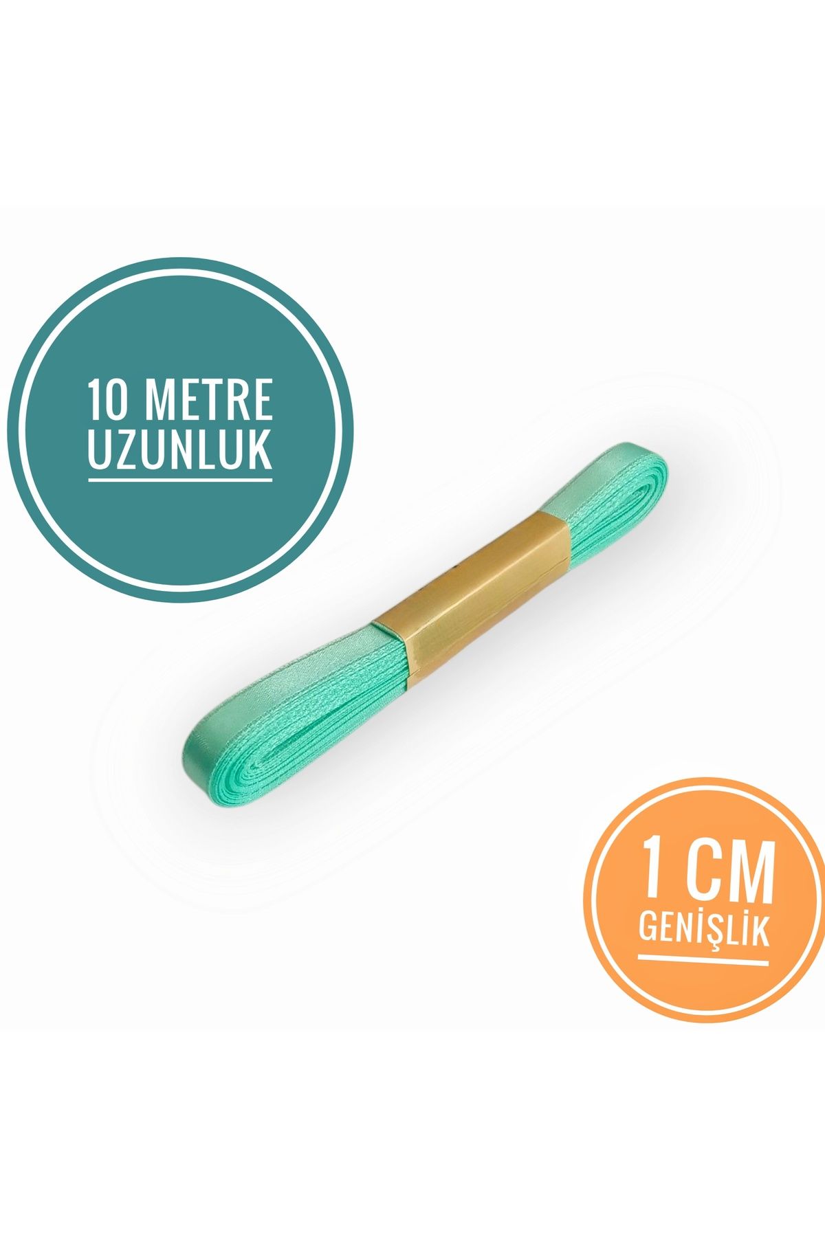 Idealtoka 10 metre saten kurdele 1 cm genişlik