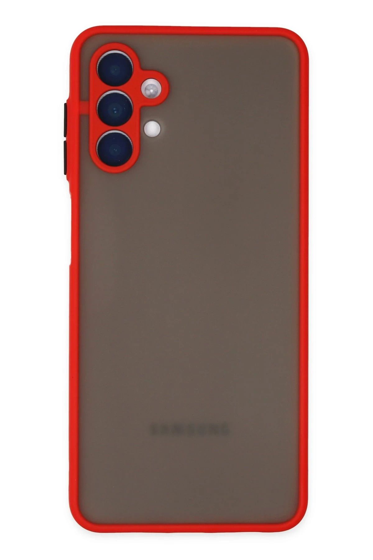 NewFace Samsung Galaxy A04S Kılıf Montreal Silikon Kapak - Kırmızı JOJUA