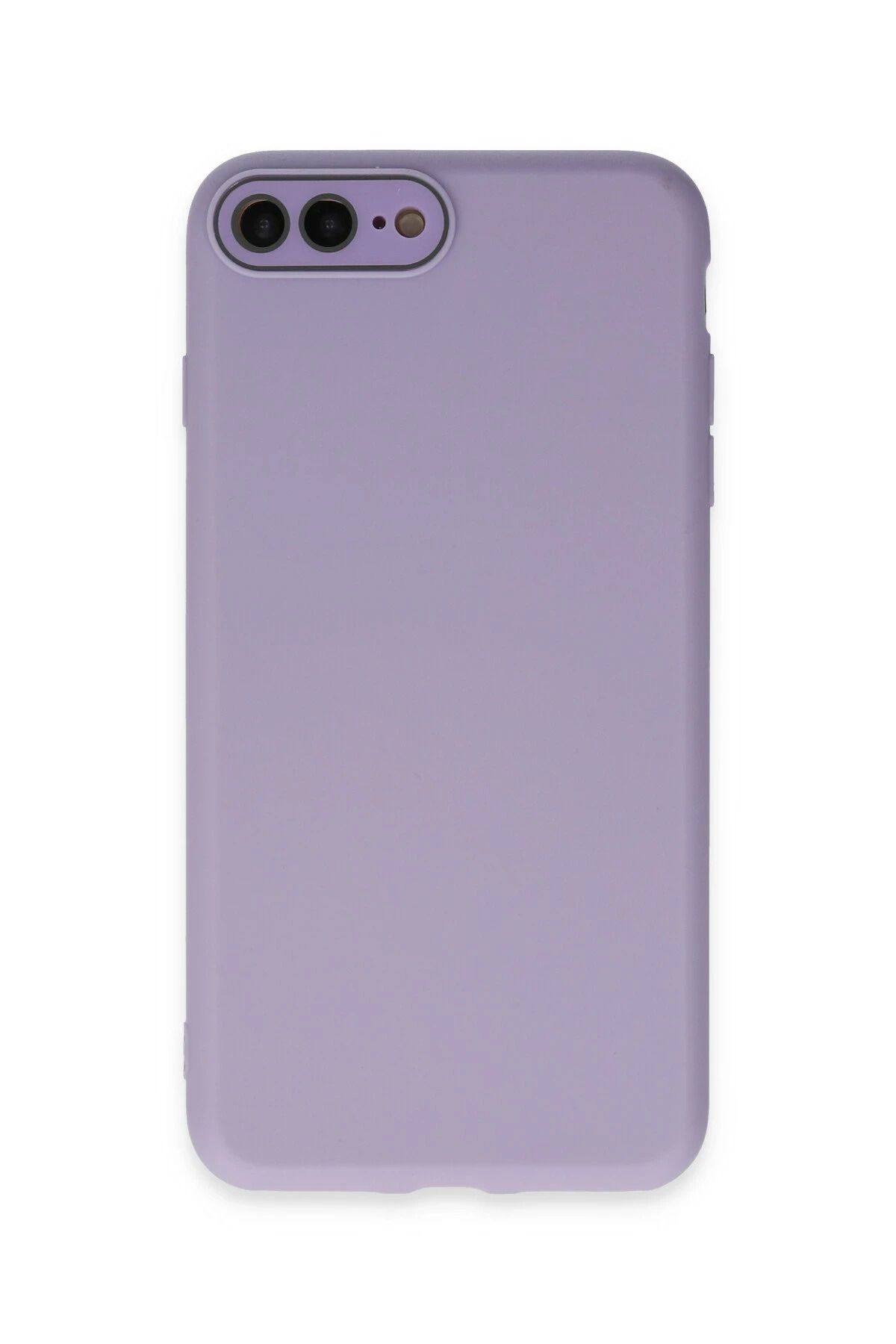 NewFace iPhone 7 Plus Kılıf Lansman Glass Kapak - Lila INSLM