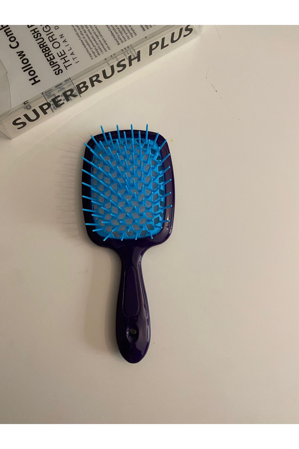superbrush PLUS SAÇ FIRÇASI VE TARAK ( MOR)