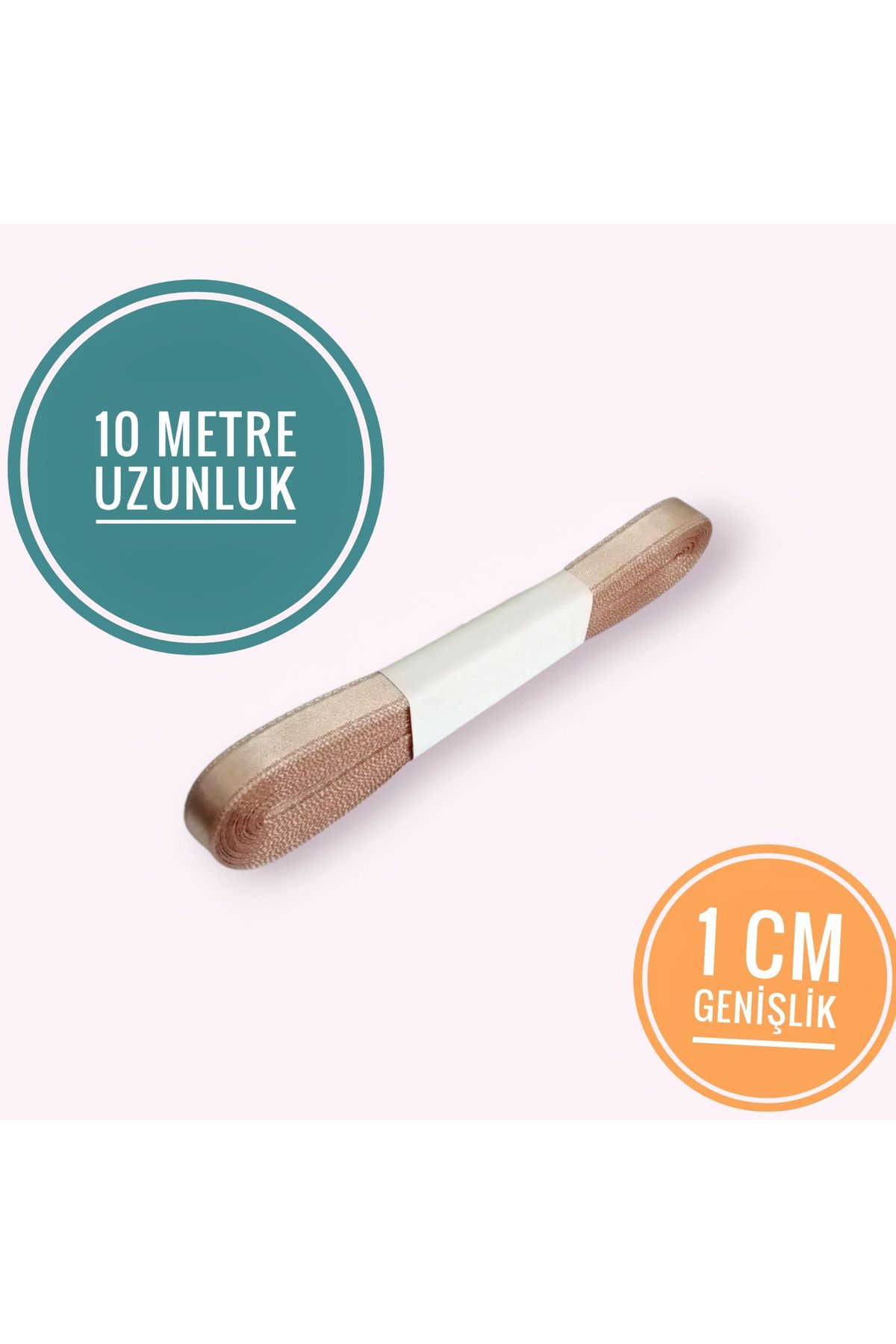 Idealtoka 10 metre saten kurdele 1 cm genişlik