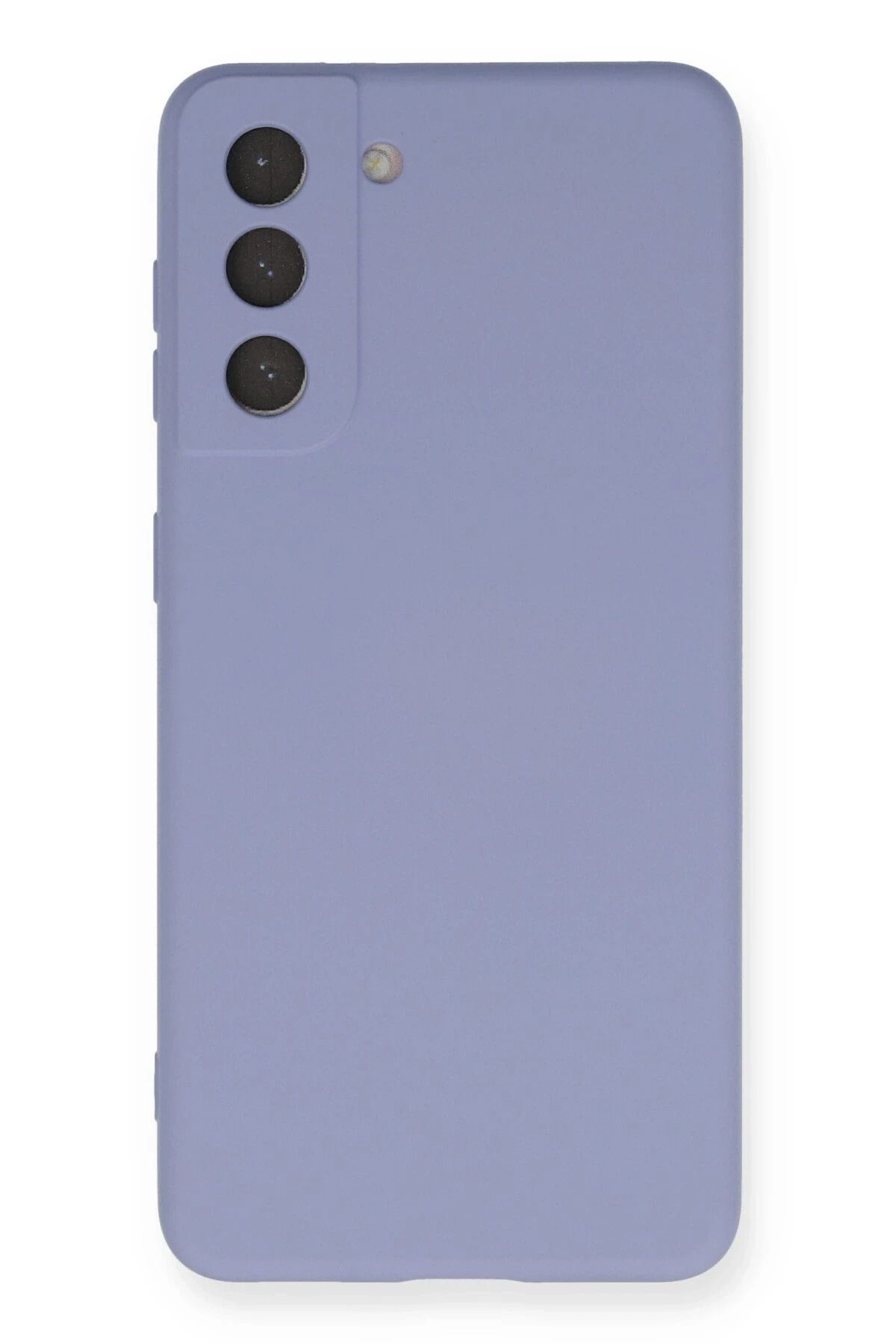 NewFace Samsung Galaxy S21 uyumlu Kılıf Nano içi Kadife Silikon - Lila HNZRN