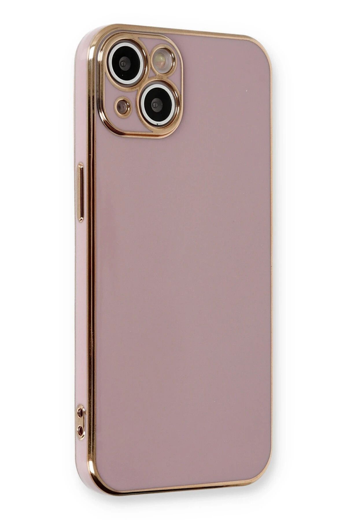 NewFace iPhone 13 Kılıf Volet Silikon - Mor NRMSA