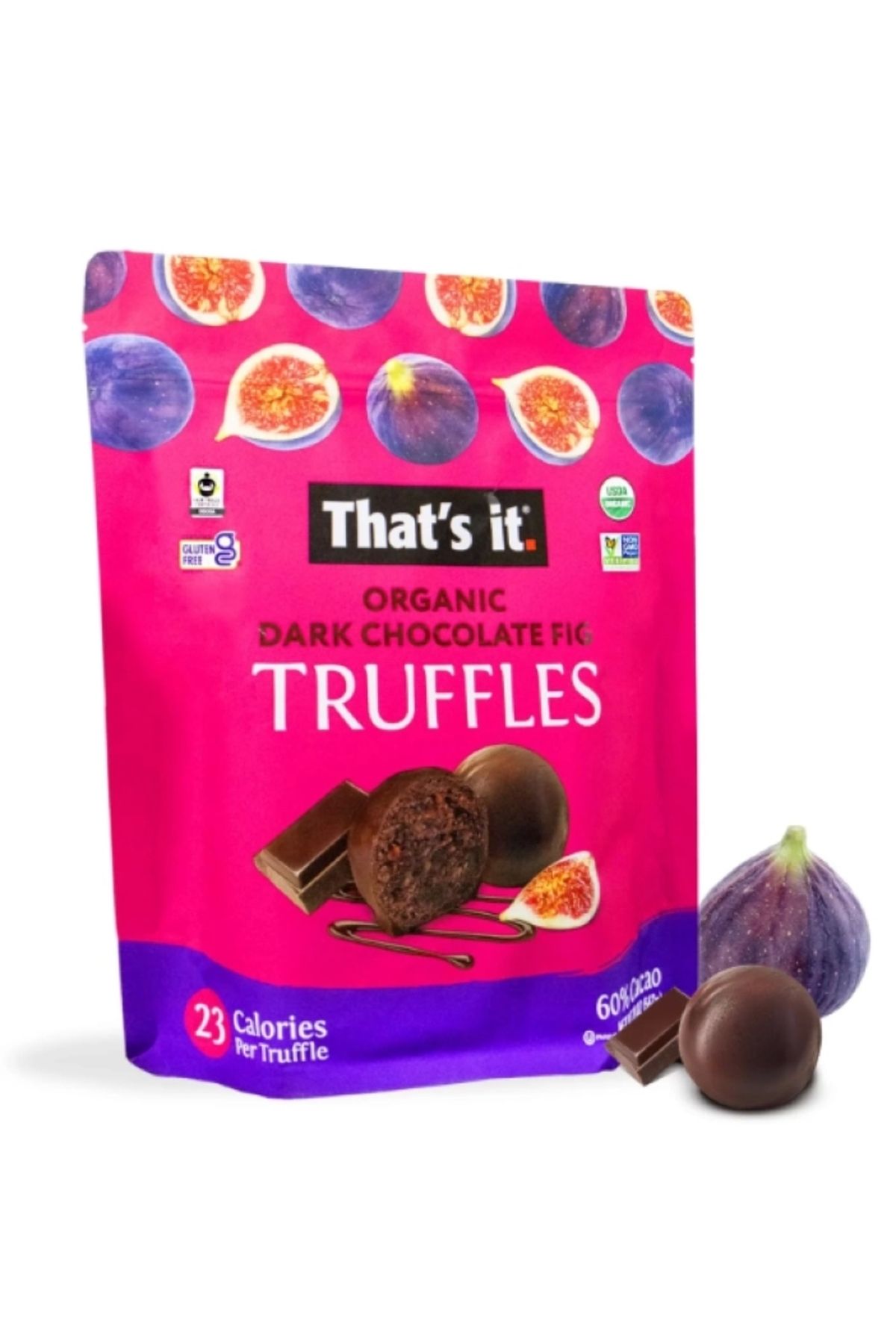 That's It That's İt Organıc Dark Chocolate Fıg Truffles Vegan 100 gr