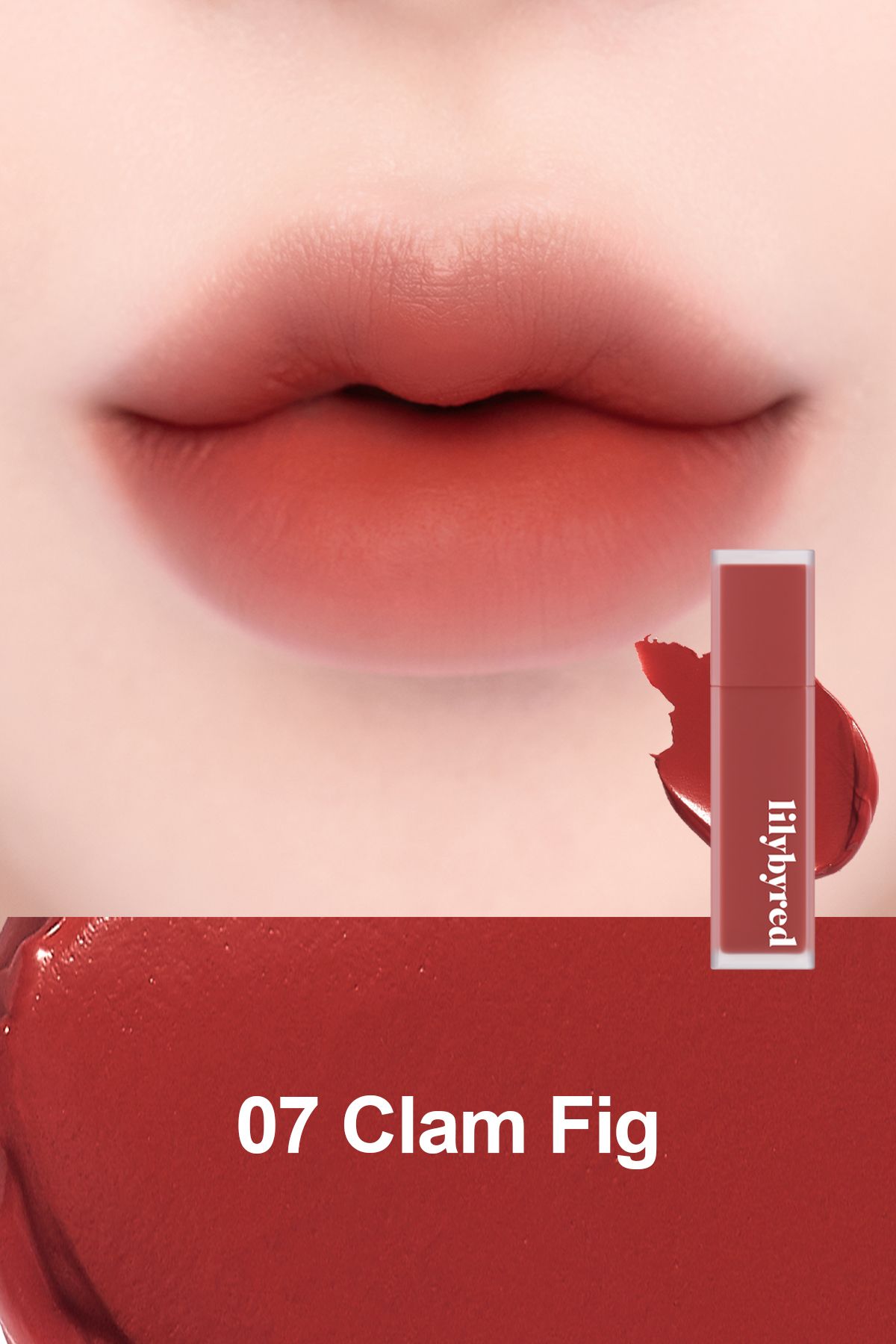 lilybyred Mood Liar Velvet Tint / Kadife Bitişli Mat Tint - 07 Clam Fig