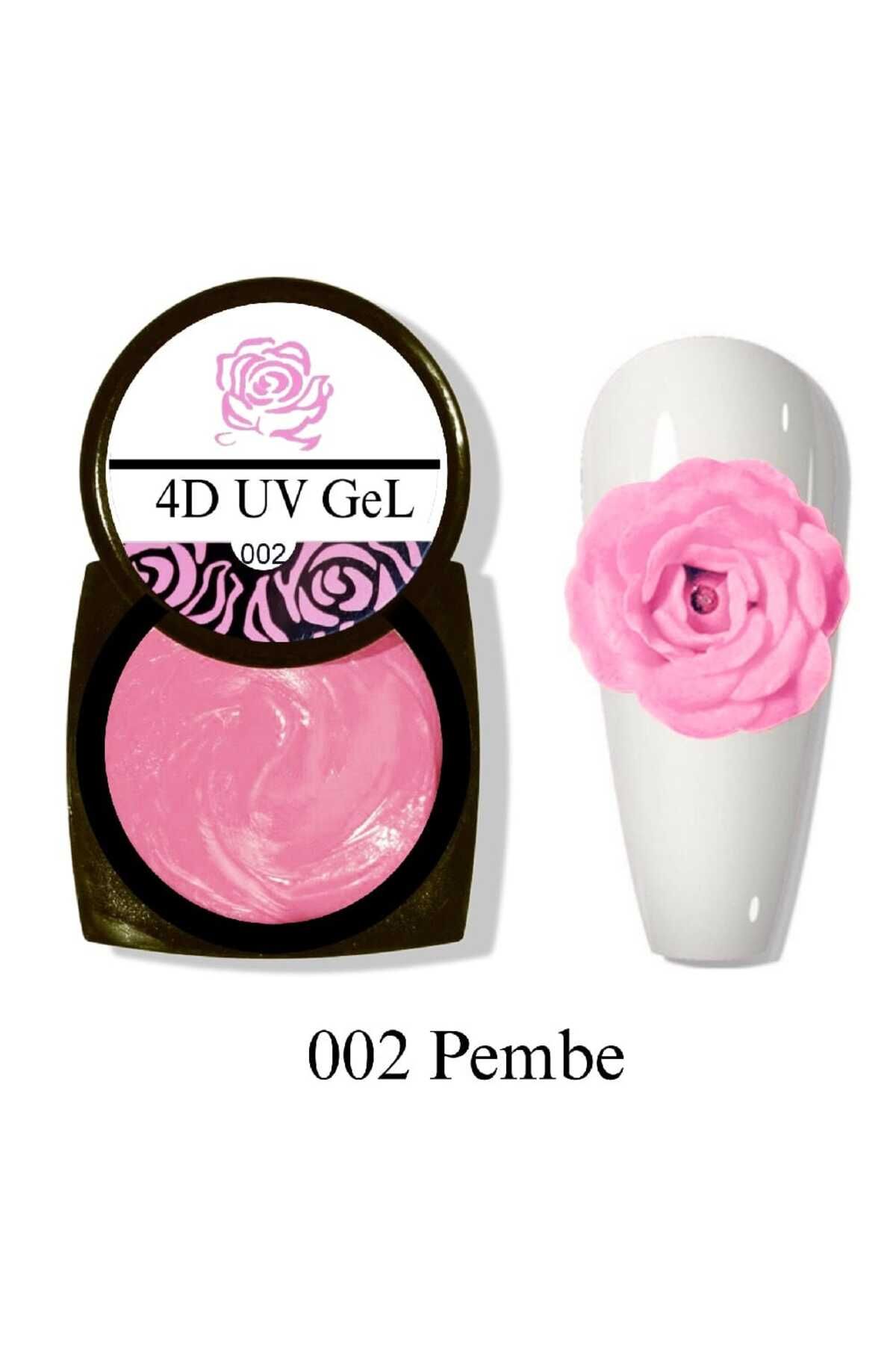 ECLAT TIRNAK NAİL ART 4D UV HAMUR JEL 002 PEMBE