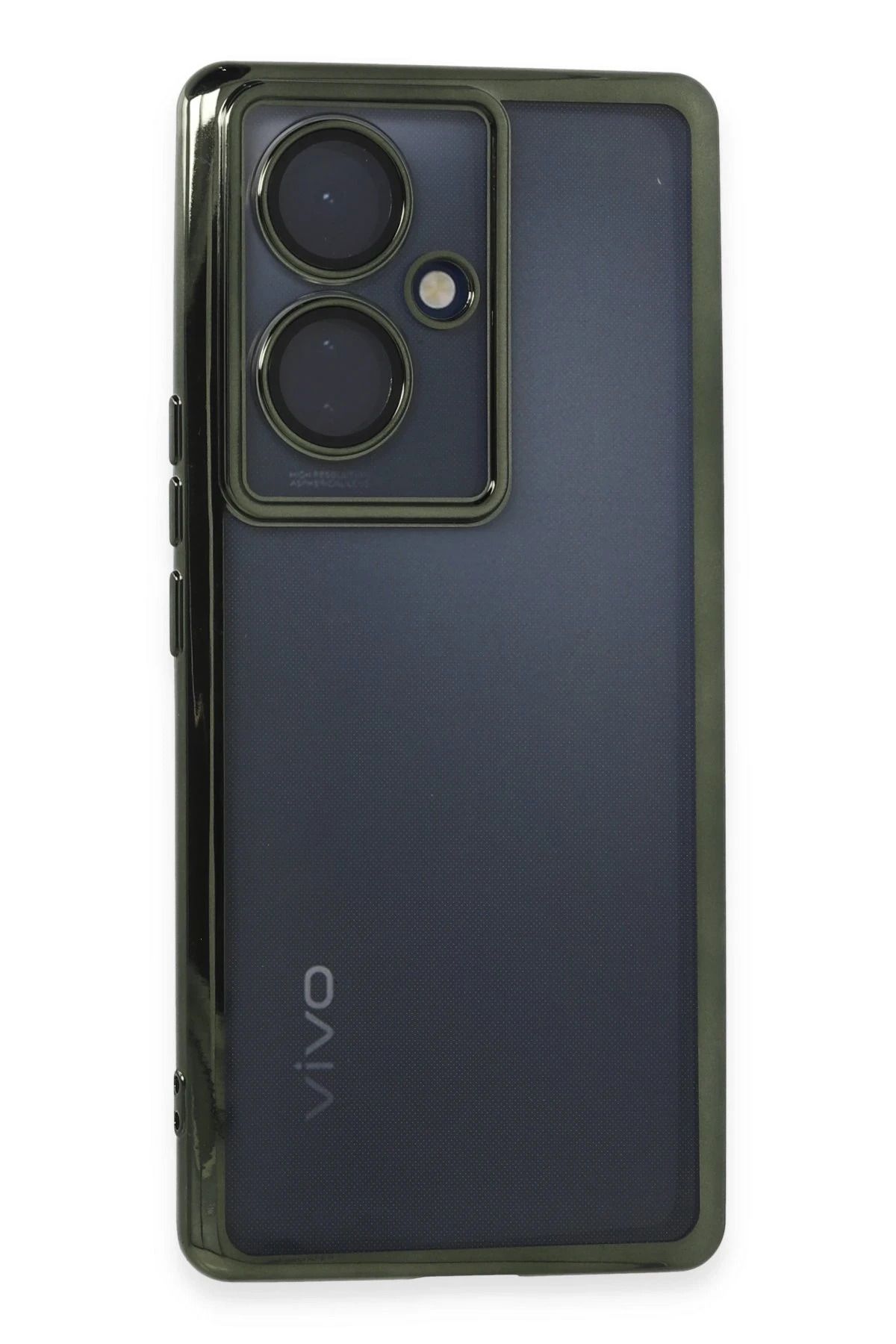 NewFace Vivo V29 Lite Kılıf Lensli Silikon - Yeşil FERRG