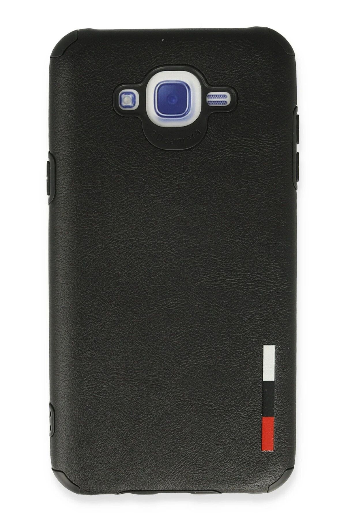 NewFace Samsung Galaxy J7 Kılıf Loop Deri Silikon - Siyah JOJUA