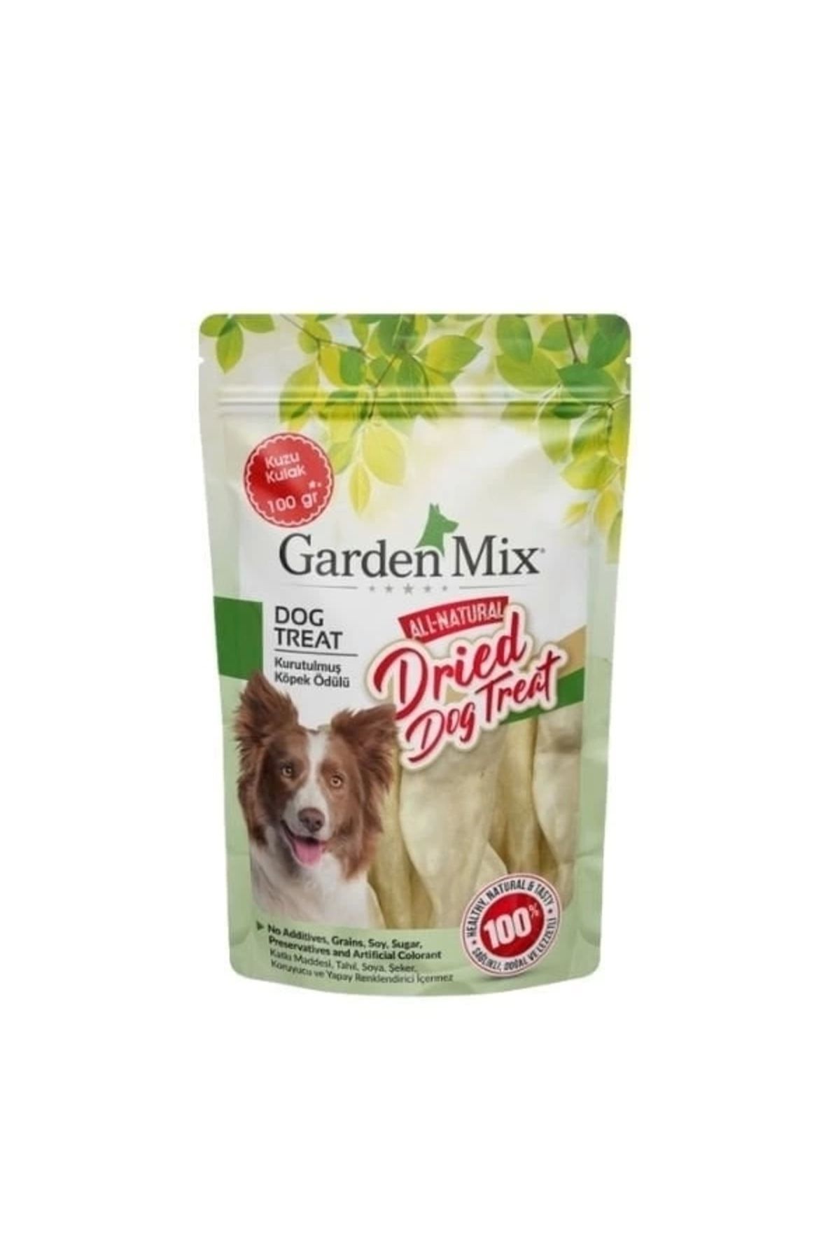 YNT İthalat Garden Mix Kurutulmuş Kuzu Kulak Köpek Ödül Maması 100 Gr