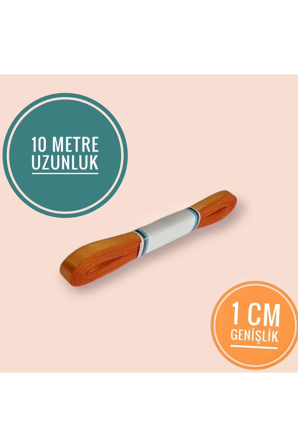 Idealtoka 10 metre saten kurdele 1 cm genişlik