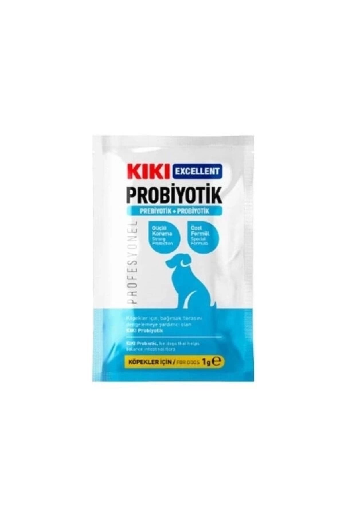 YNT İthalat Kiki Excellent Köpekler için Toz Probiyotik ve Prebiyotik Saşe 1 Gr 1 Adet