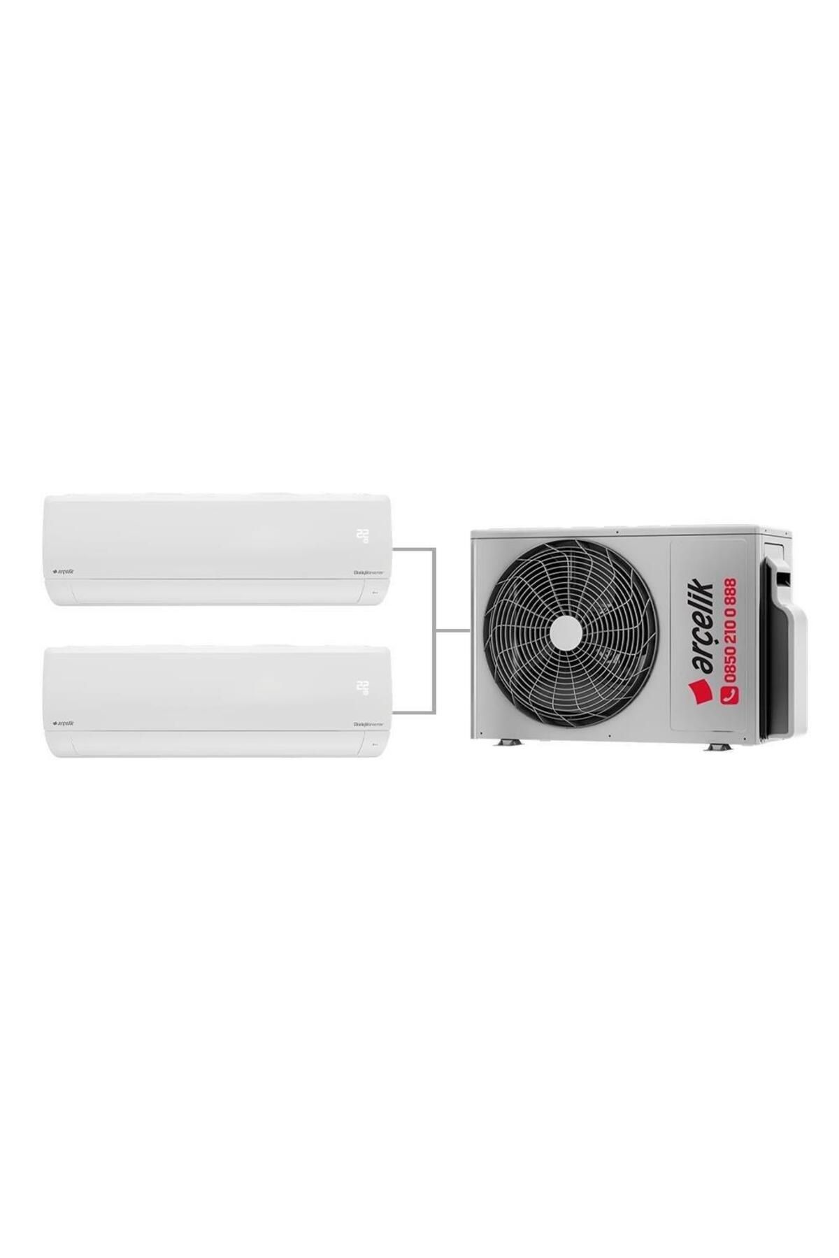 Arçelik Multi Sistem Duvar Tipi 2+1 İnverter 9+9 18000Btu Klima ZM18102-99