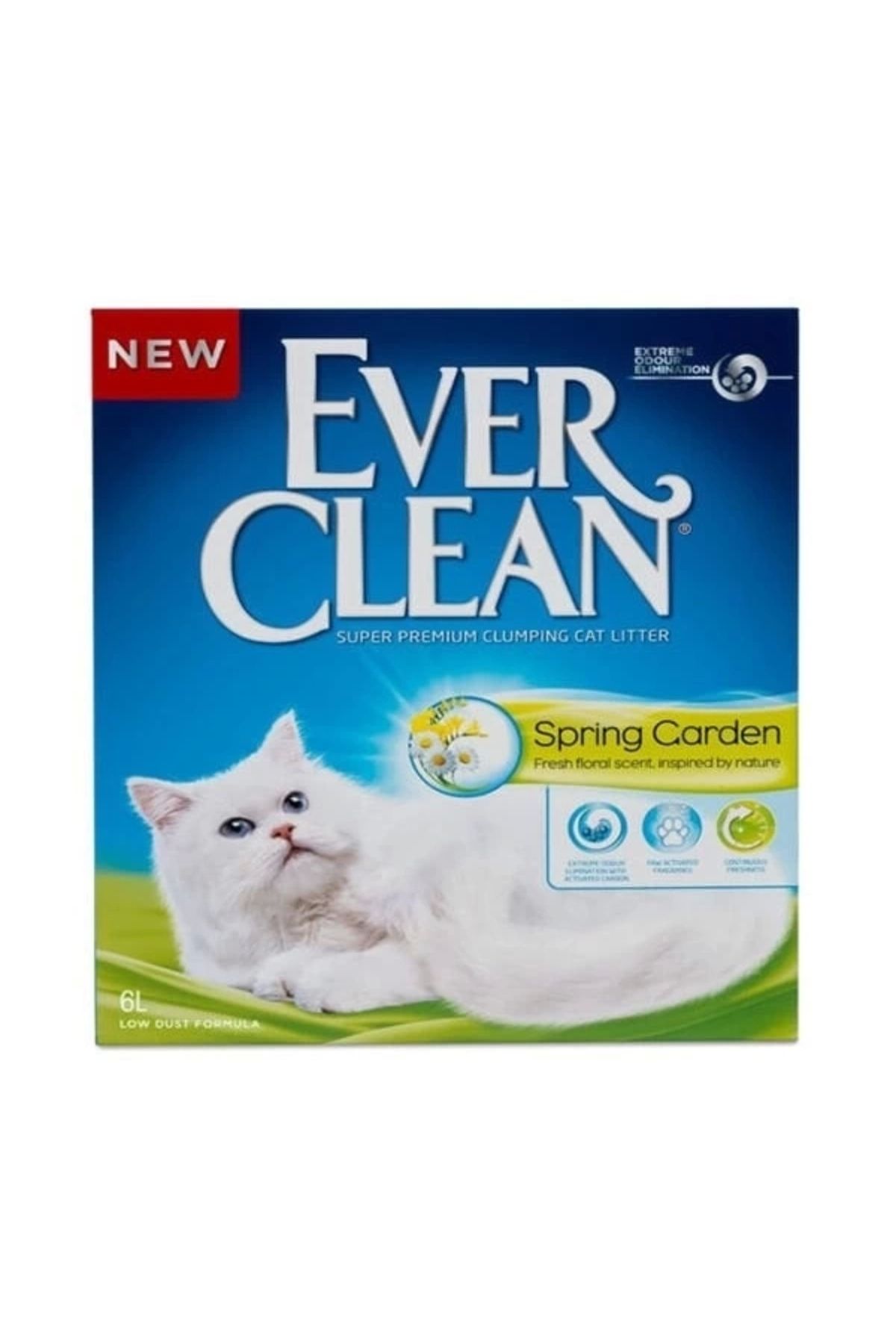 YNT İthalat Ever Clean Spring Garden Topaklanan Kedi Kumu 10 Lt