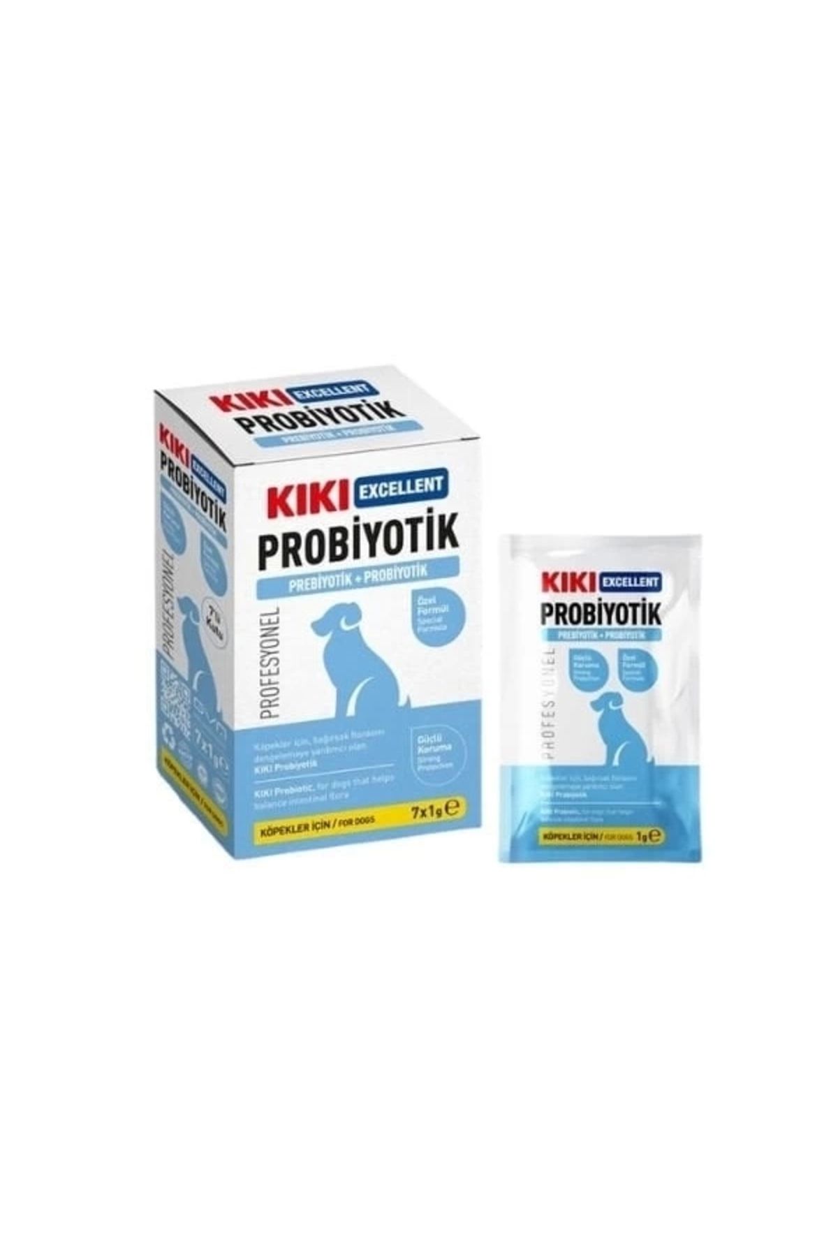 YNT İthalat Kiki Excellent Köpekler için Toz Probiyotik ve Prebiyotik Saşe 1 Gr 7 Adet
