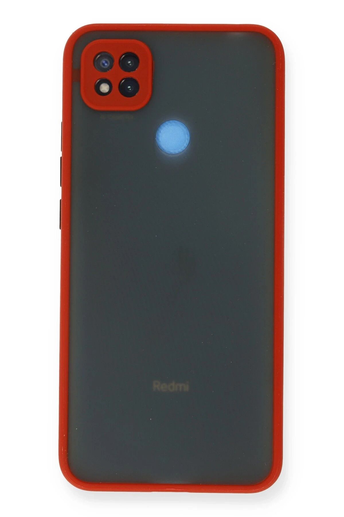 NewFace Xiaomi Redmi 9C Kılıf Montreal Silikon Kapak - Kırmızı DPMAH
