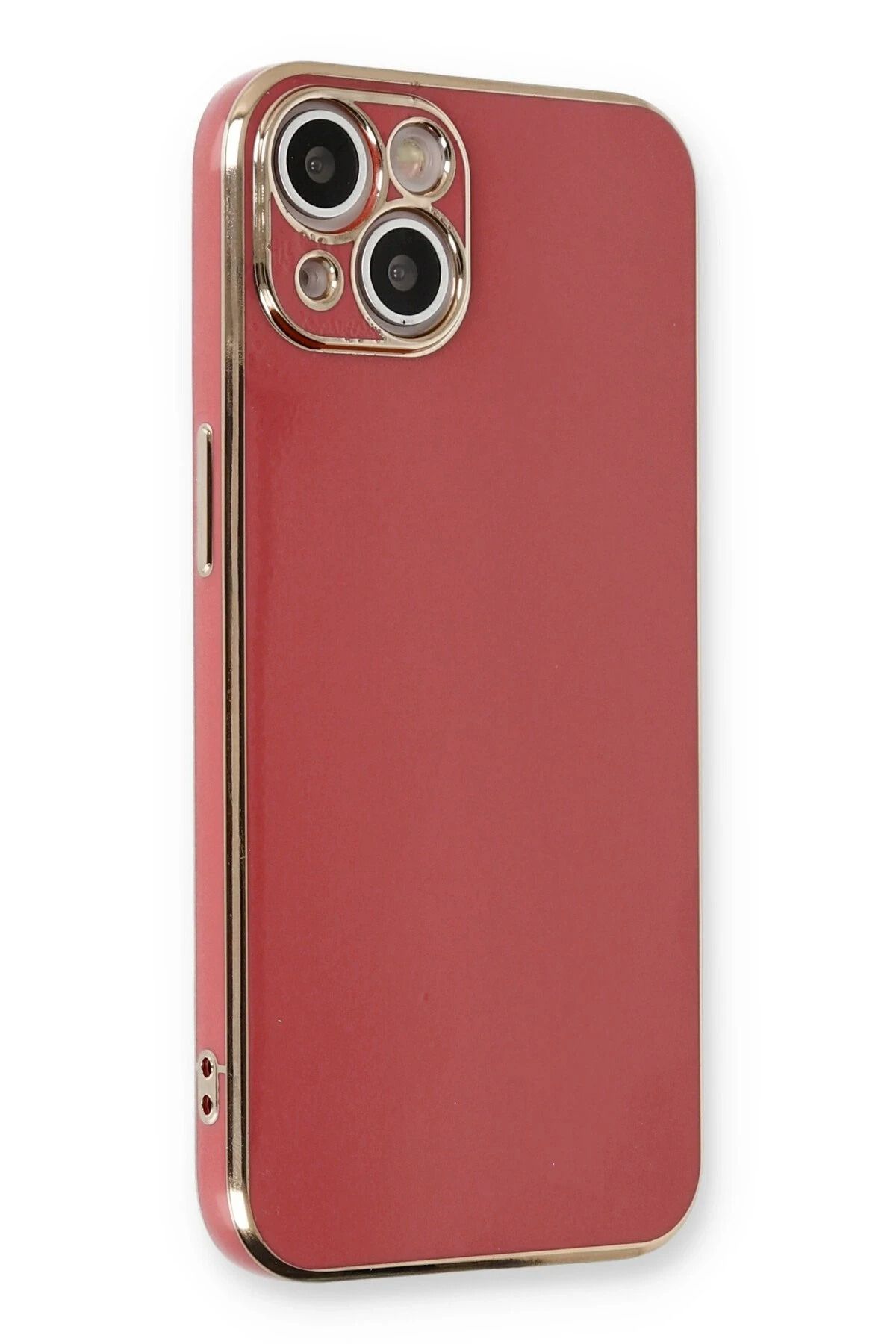 NewFace iPhone 13 Kılıf Volet Silikon - Kırmızı BSTMY