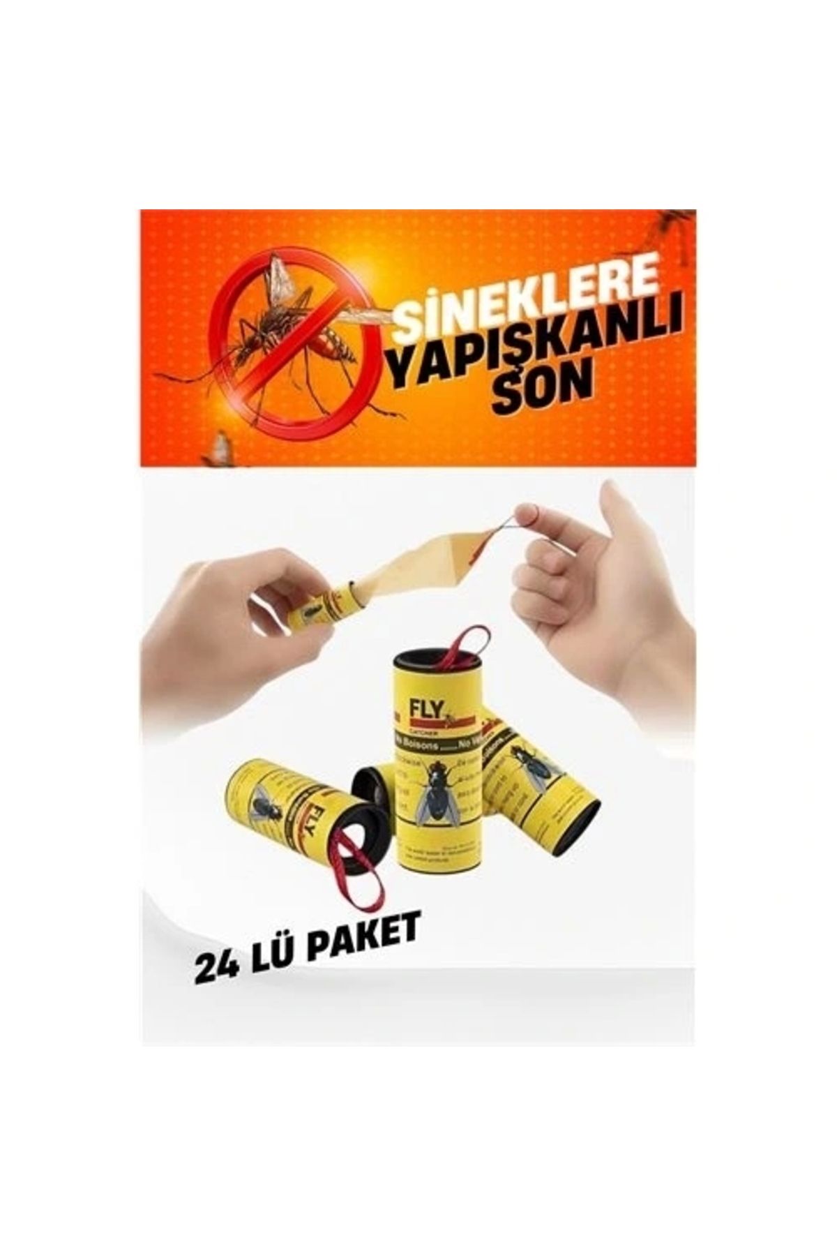 STOREMAX Yapışkanlı Sinek Şeridi Sinek Kapanı 24 ADET