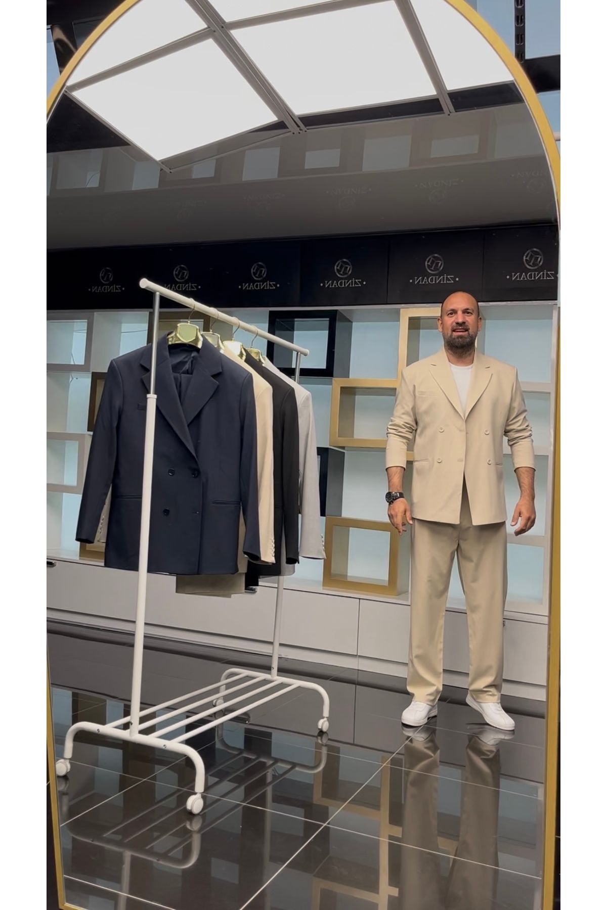 Zindan Oversize Takım Elbise Bej