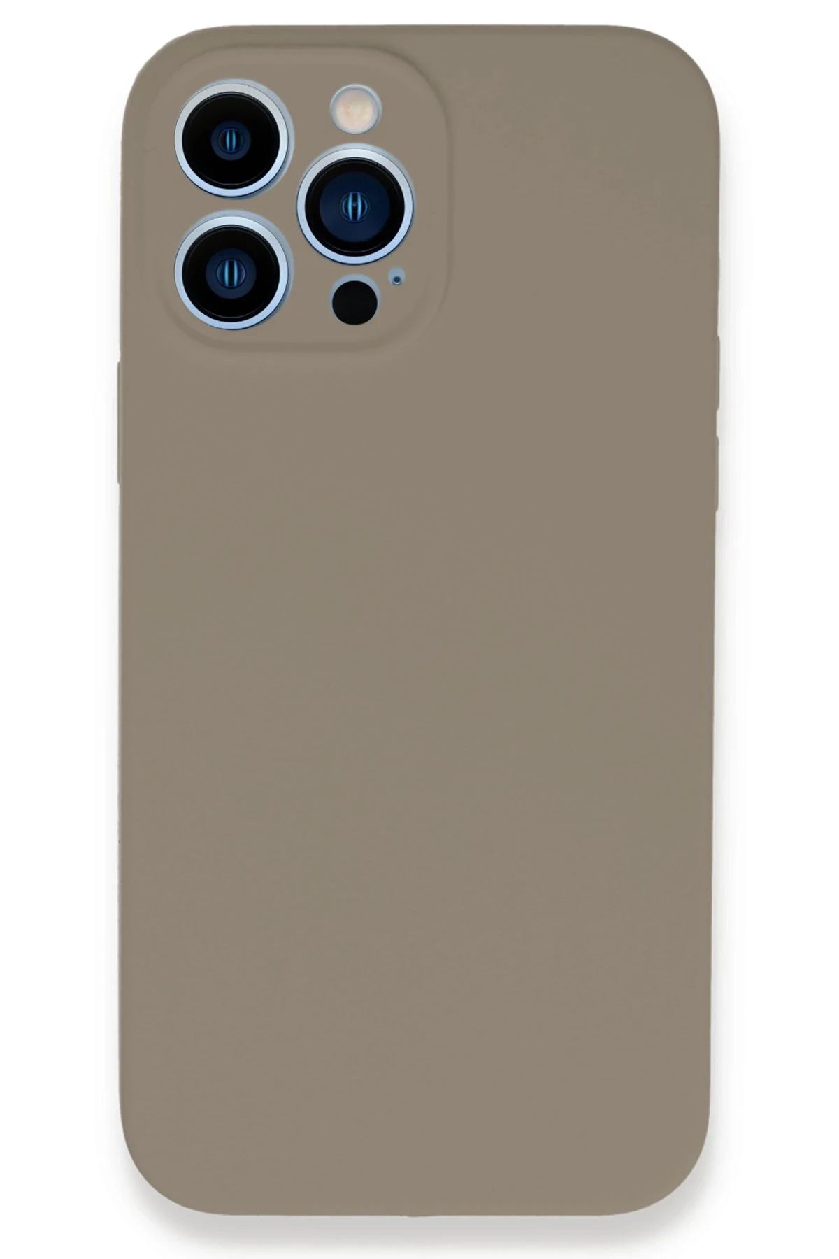 NewFace iPhone 13 Pro Max Kılıf Lansman Legant Silikon - Bej BSTMY