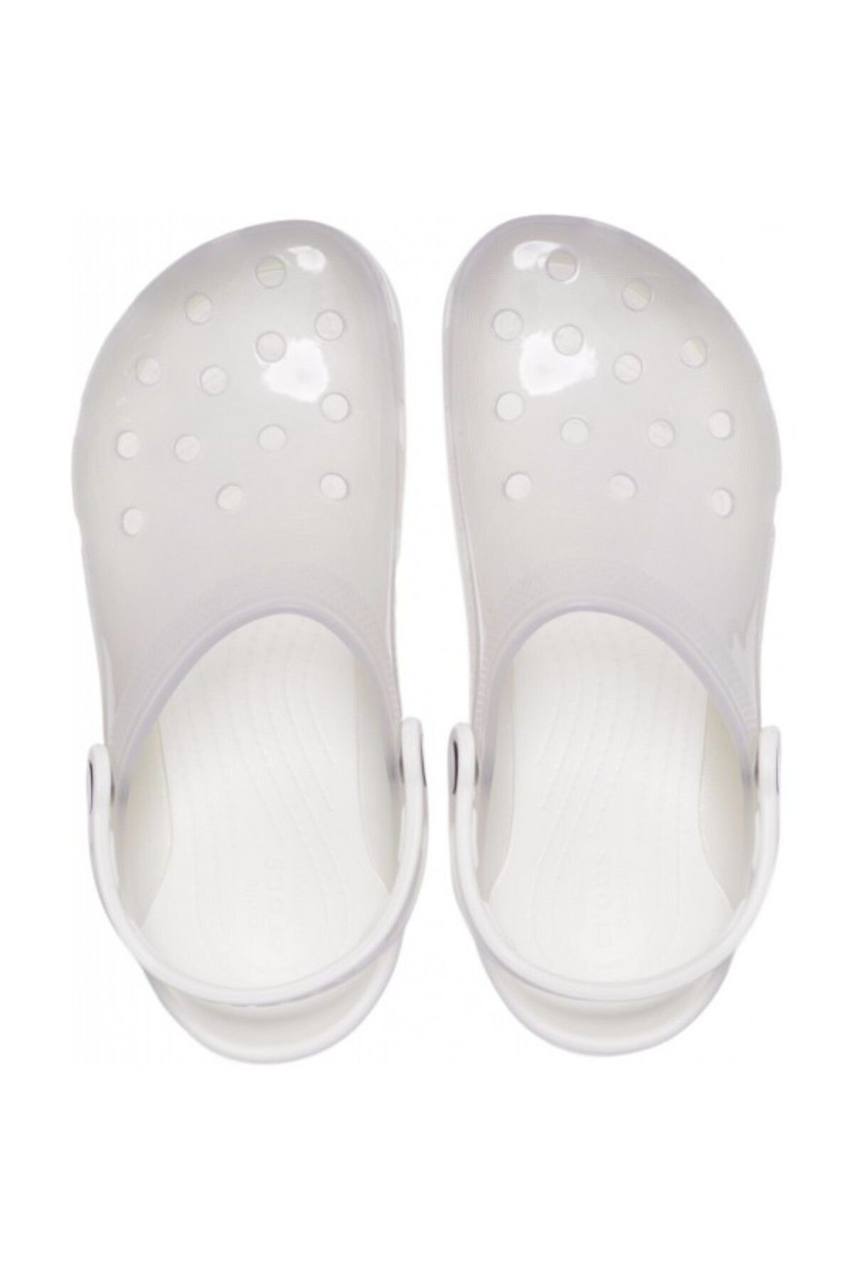 Crocs-Clogs Classic Translucent Clog 41-42 Eu - M8/w10 Us Alb - White 3