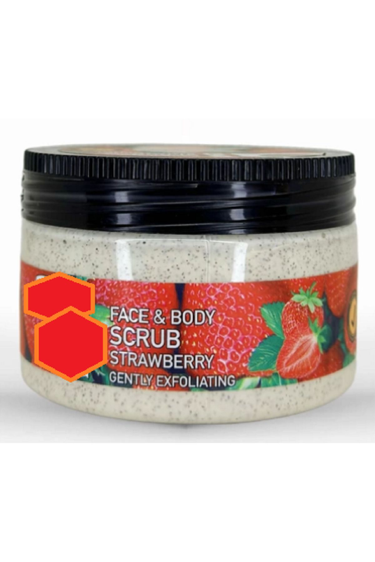 9Renk Scrub Jel Çilek Özlü Yüz Ve Vücut Peelingi 300 ml