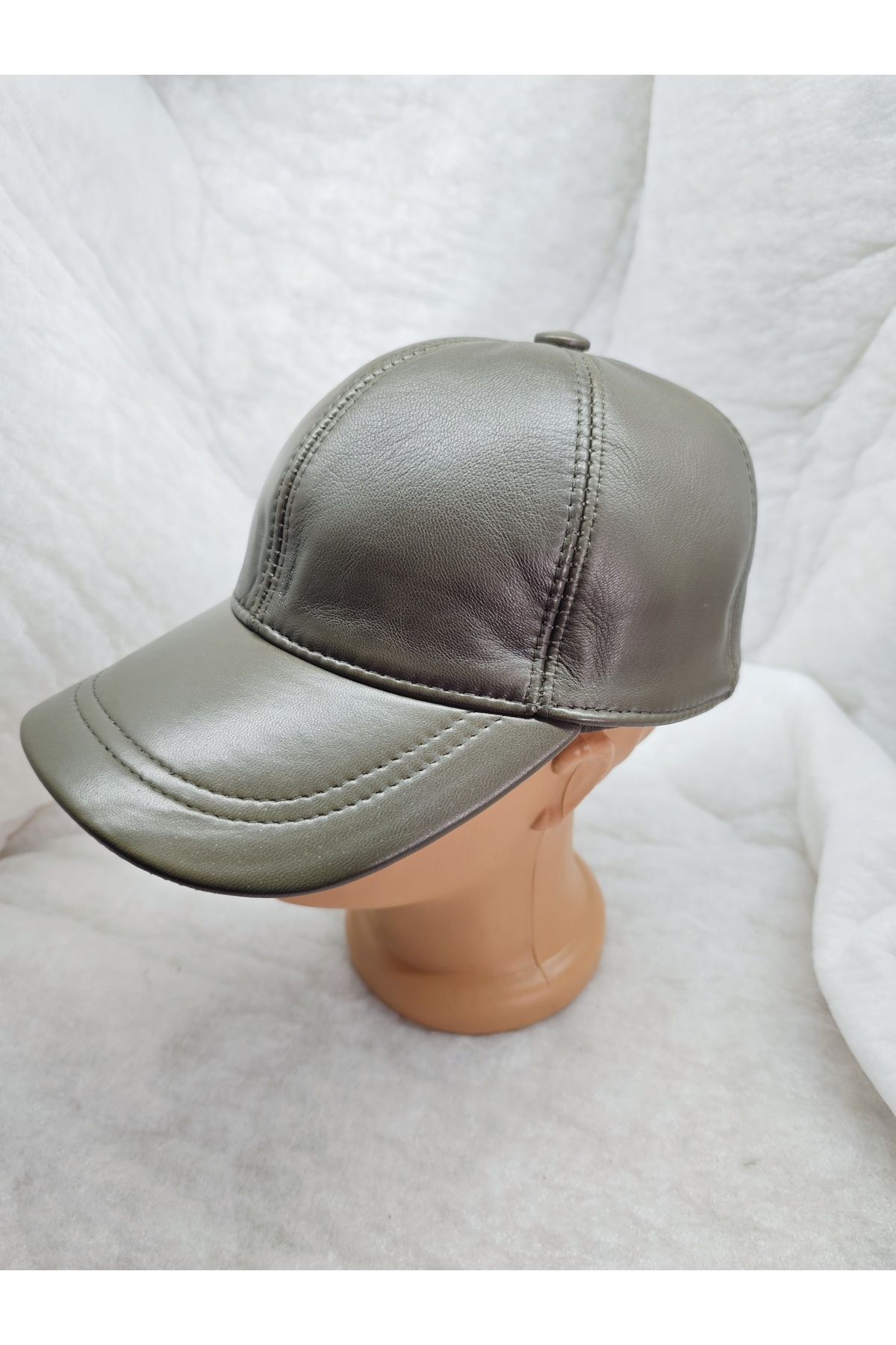 Tarz Hakiki Deri Unisex Şapka
