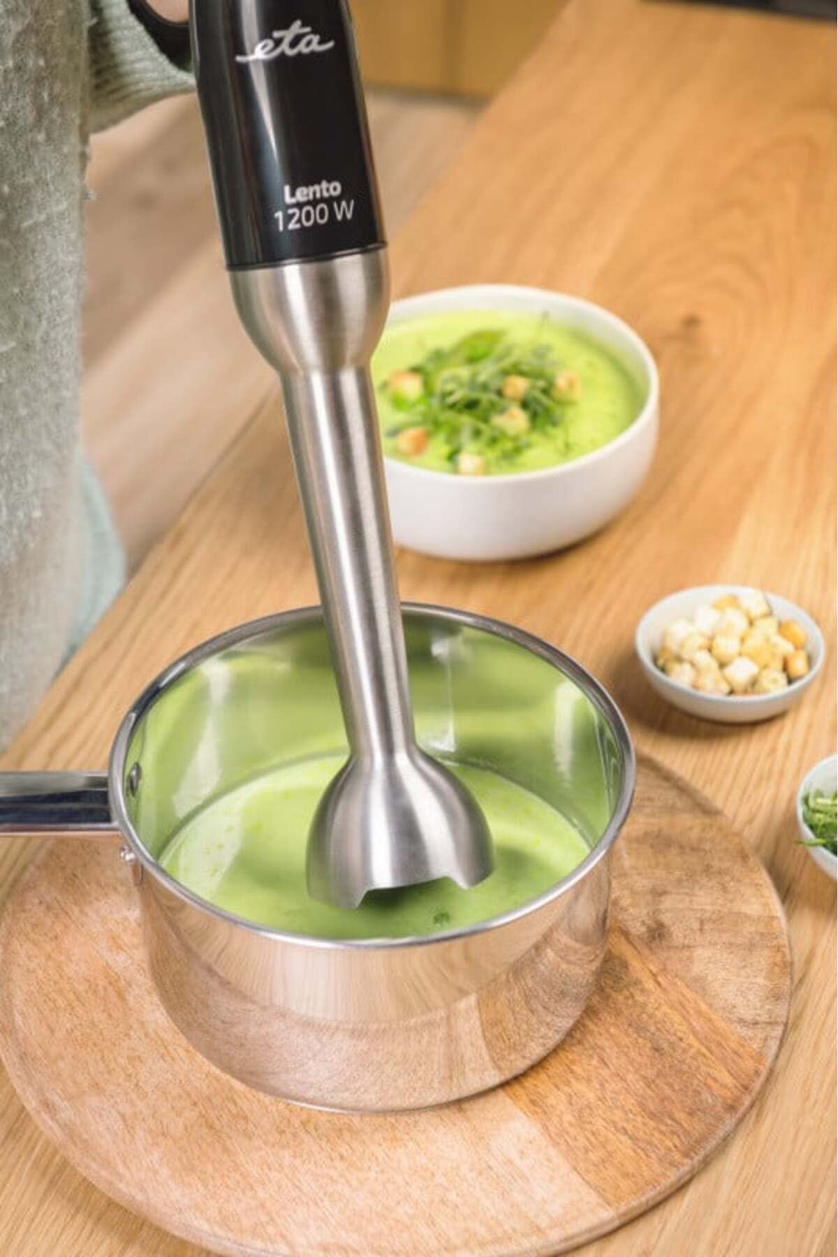 ETA-Blender de mana 4 in 1 ETA Lento 4017 90000, 1200 W, 2 recipiente, atasament piure 17
