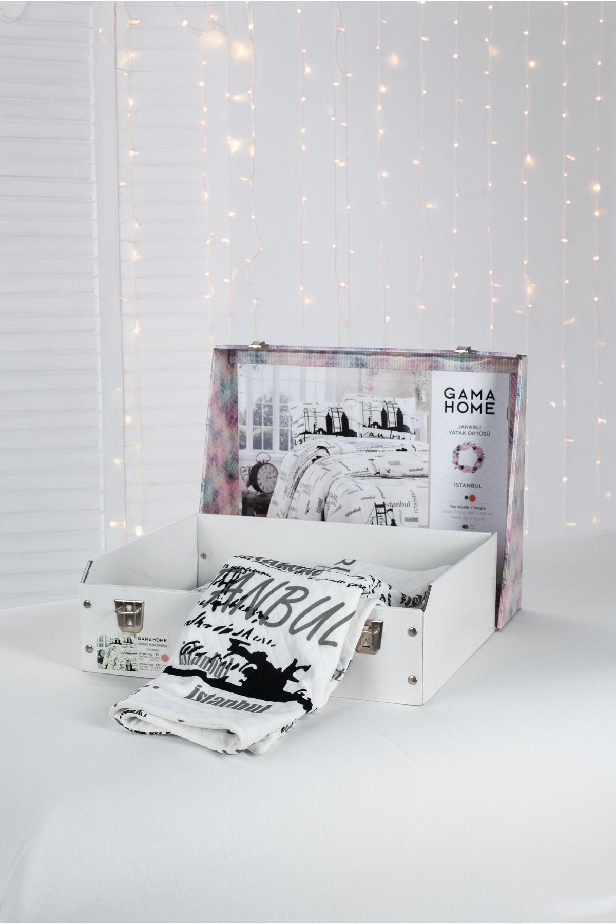 GAMA HOME-Jacquard Single Bedspread / with Special Design Bag / with Different Color and Pattern Options 2