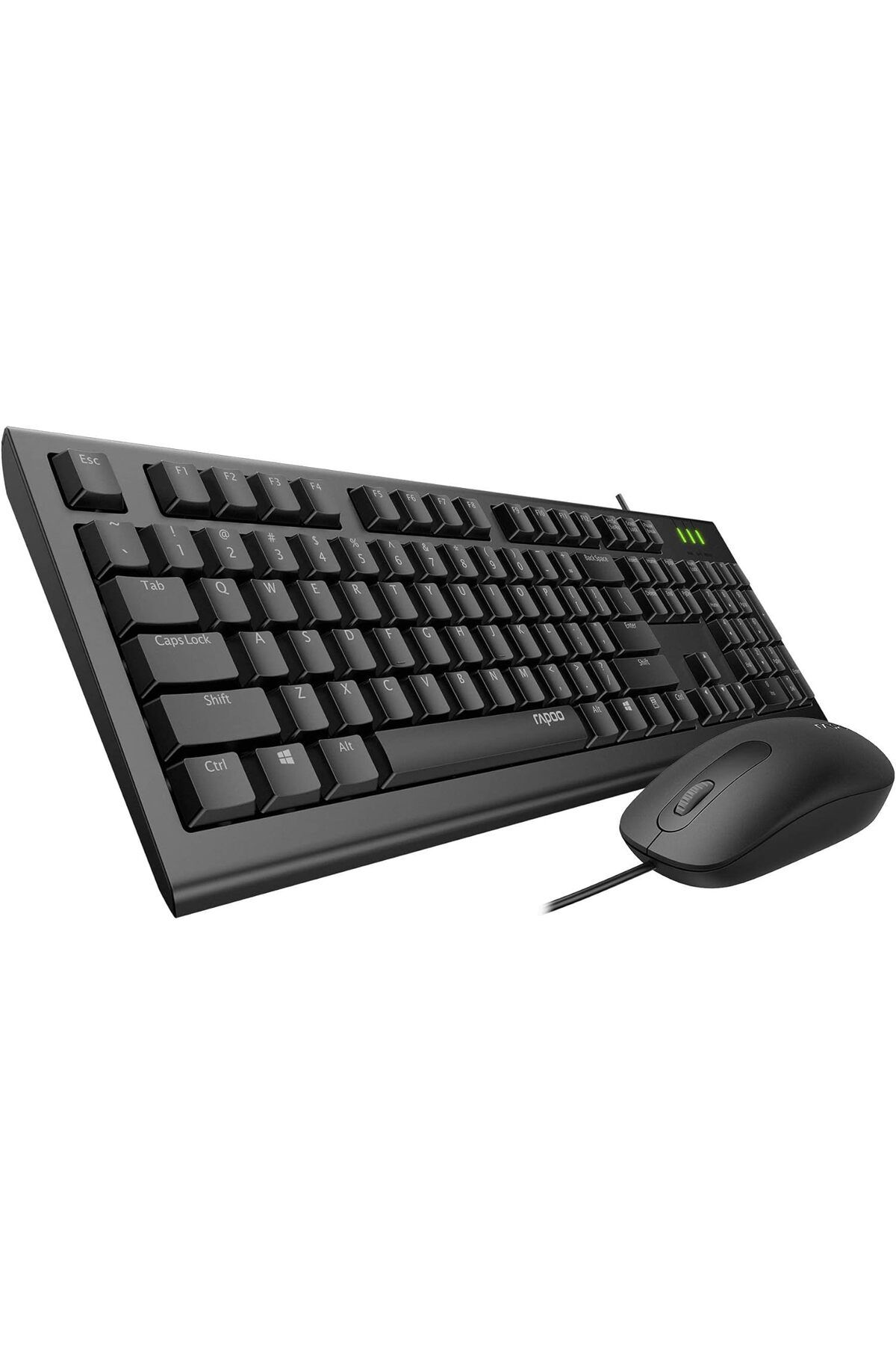 Rapoo-X120 Pro Wire Optical Mouse and Keyboard Combo Eng/Ara 7