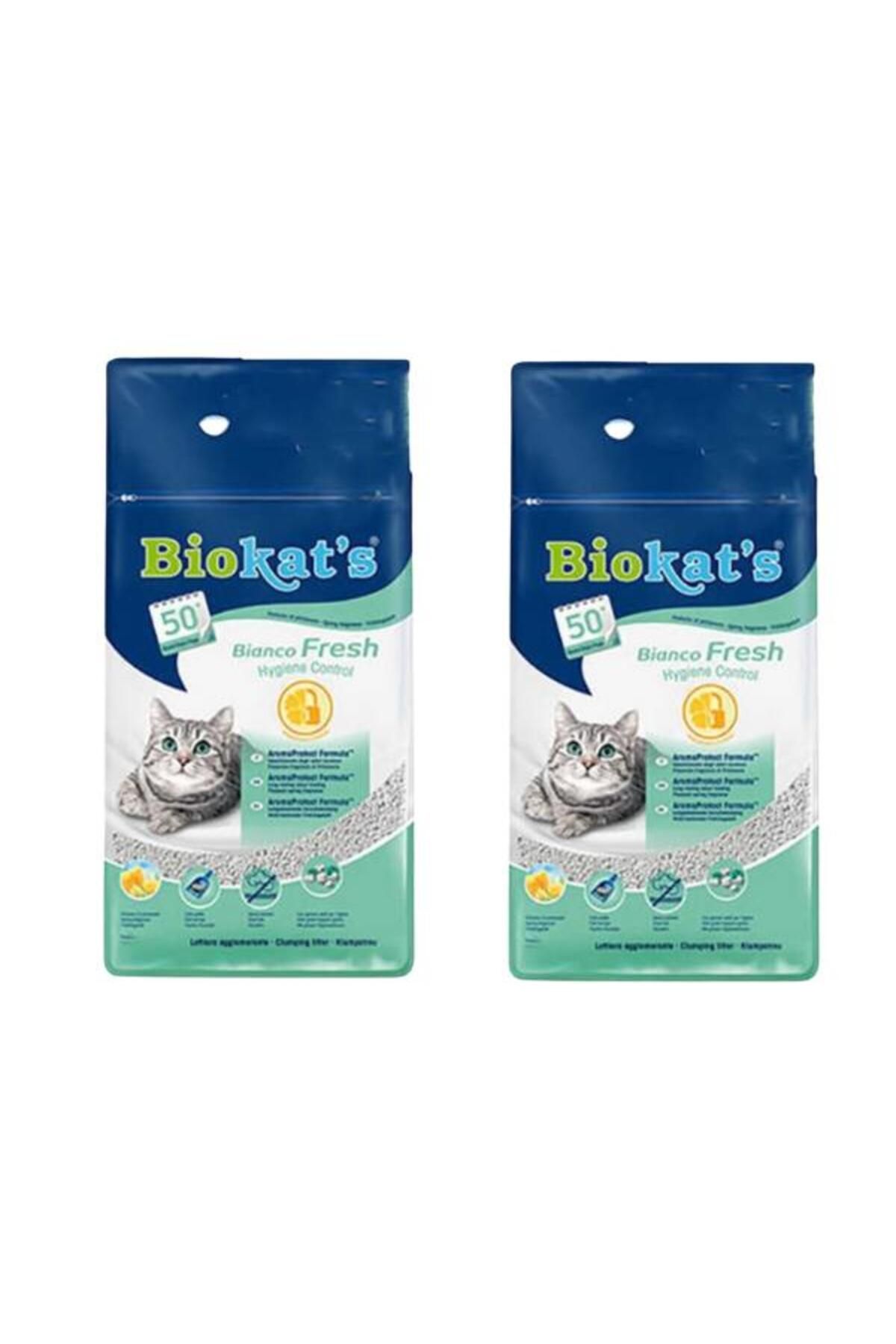 Biokats Biokat's Bianco Fresh Kedi Kumu 10 Lt 2'li Paket