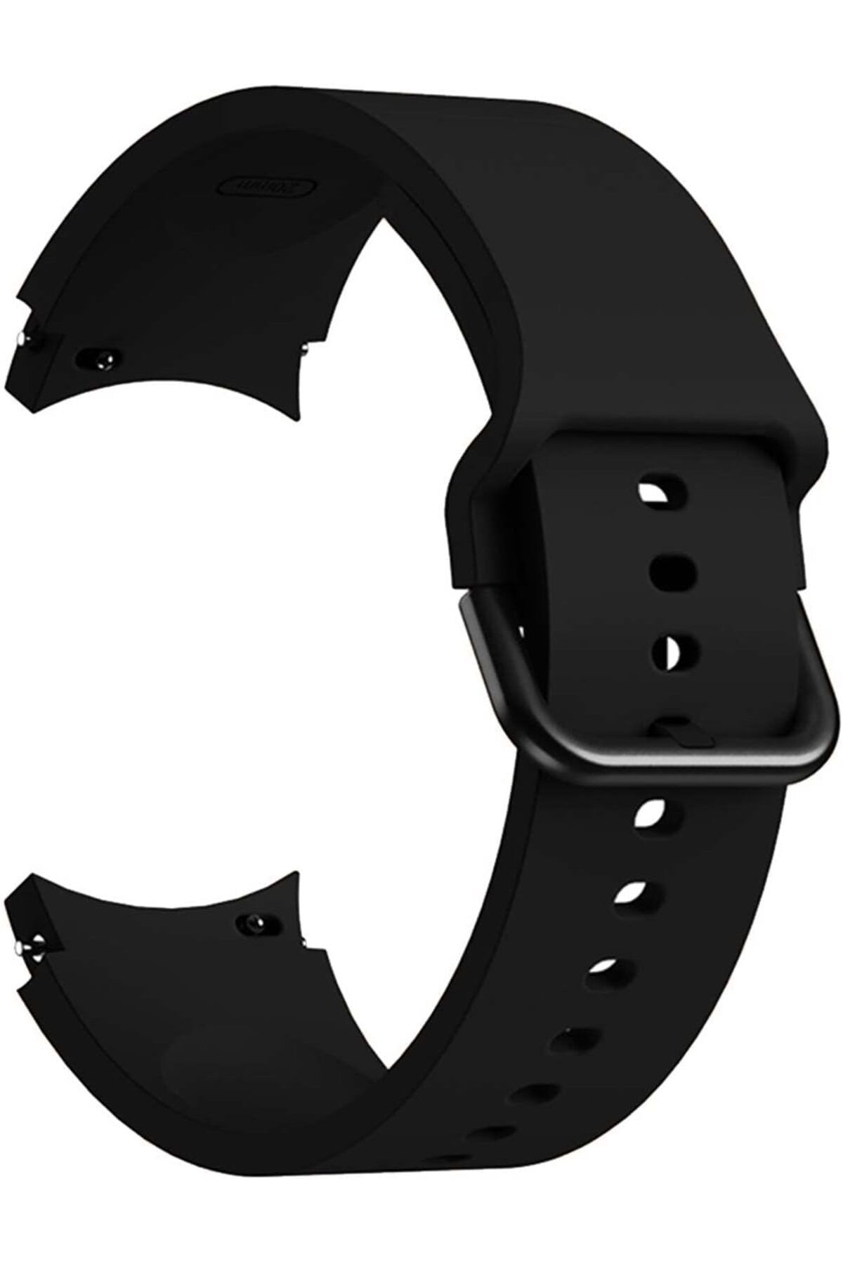 STOREMAX nffashopm Galaxy Watch 6 Classic 47mm için Kordon Solid Silicone Band Siyah storestarx 1051353