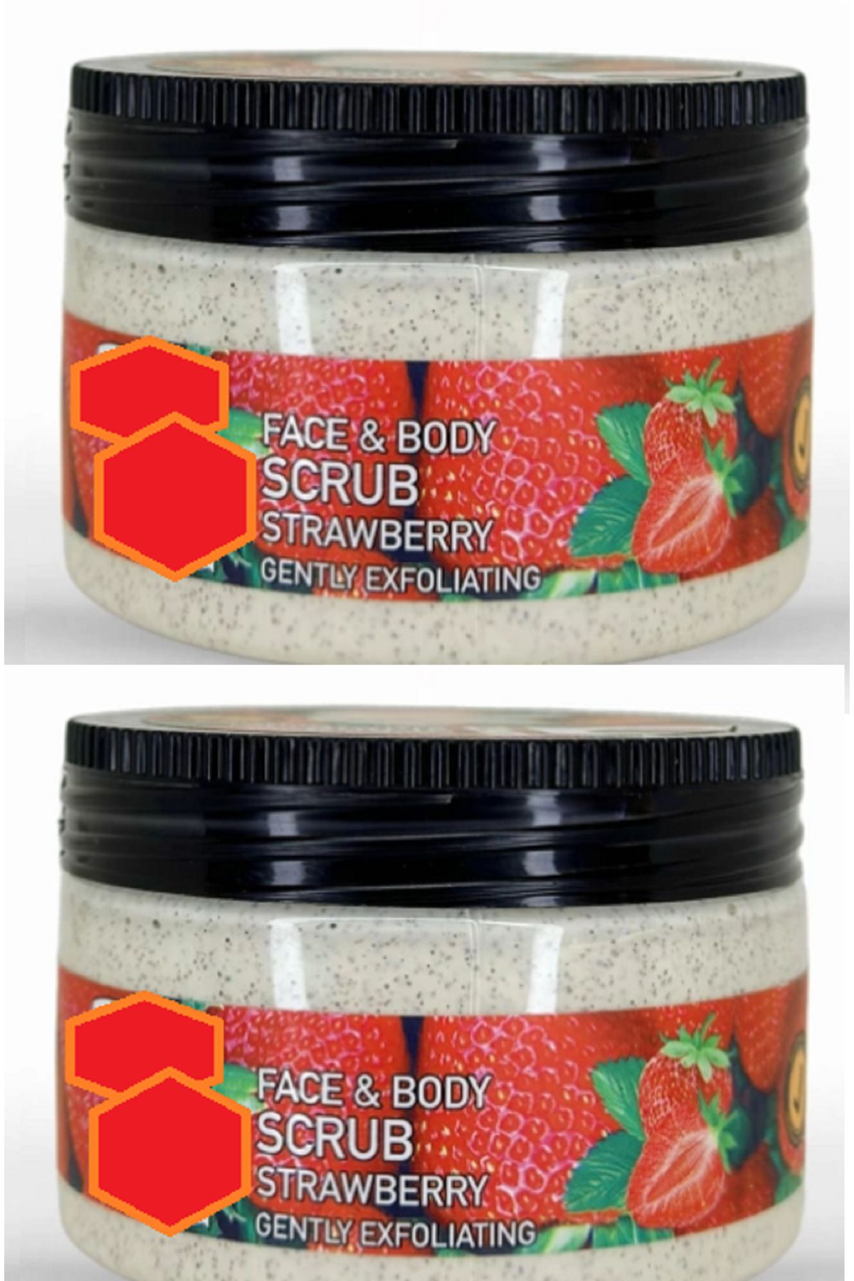 Genel Markalar Peeling Gel 300 Ml Strawberry Scrub 2 Adet