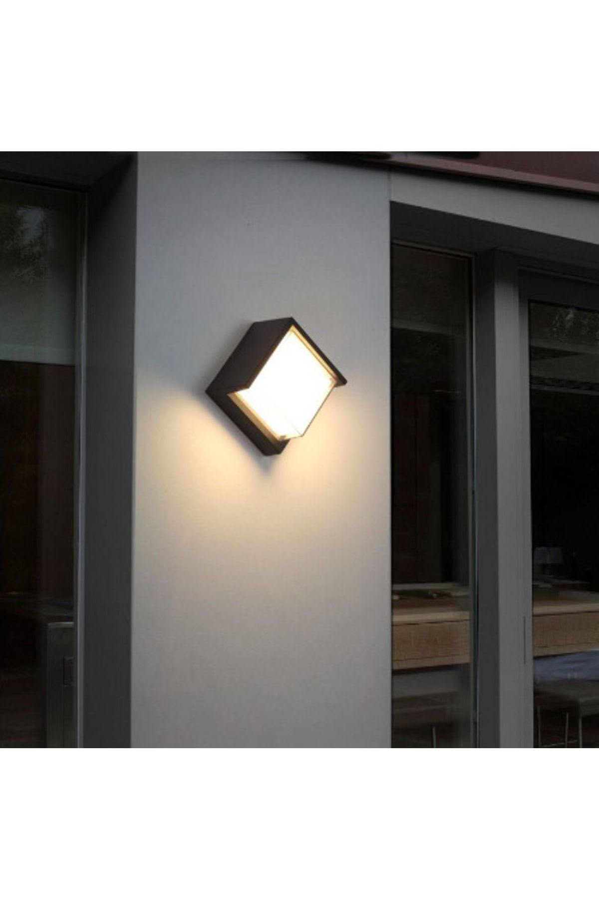 Cata Ct-7074 15w Dış Mekan Kare Dekoratif Led Aplik Günışığı