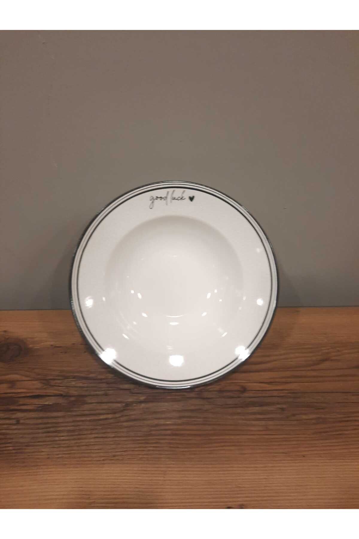 Keramika KERAMİKA MAKARNA TABAĞI 26 CM PARLAK DİJİTAL BASKI