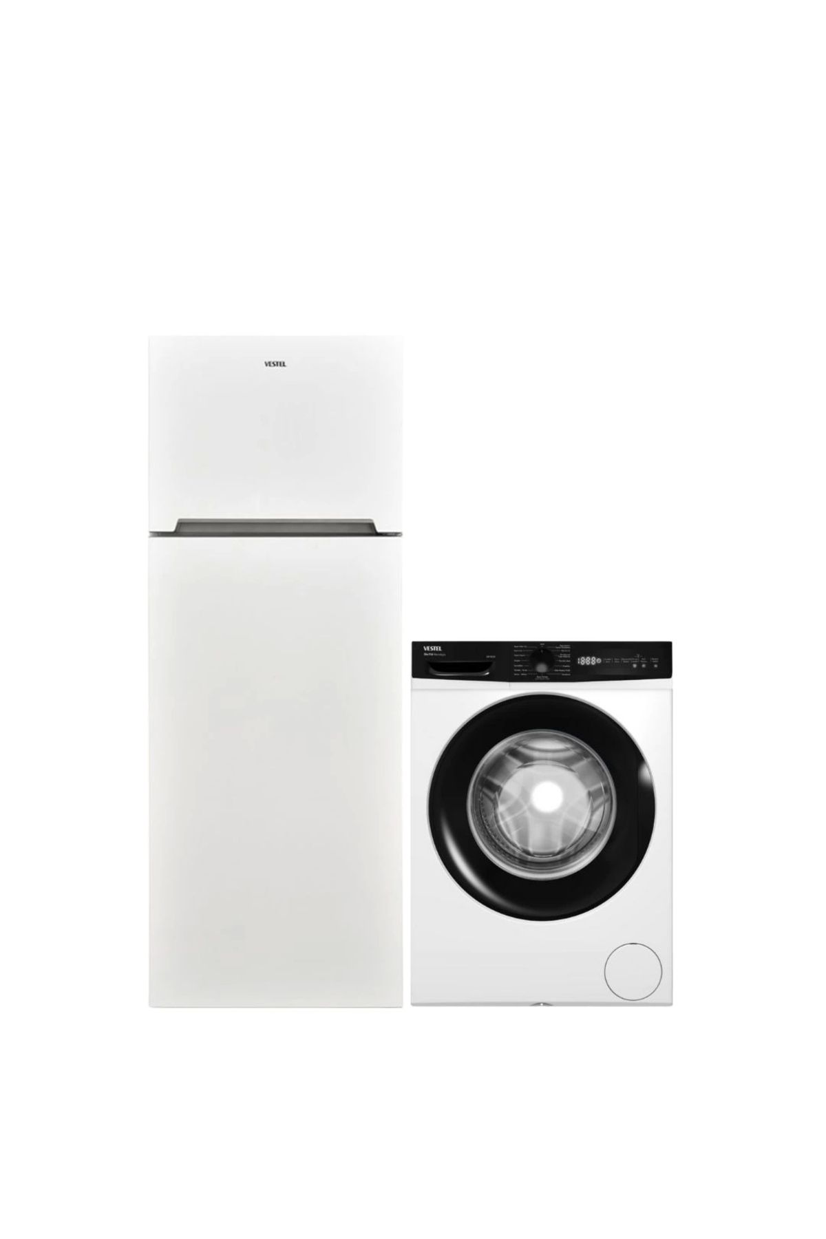 Vestel 2'li Beyaz Eşya Seti (CMI 118321 Çamaşır + NF52111 Buzdolabı)