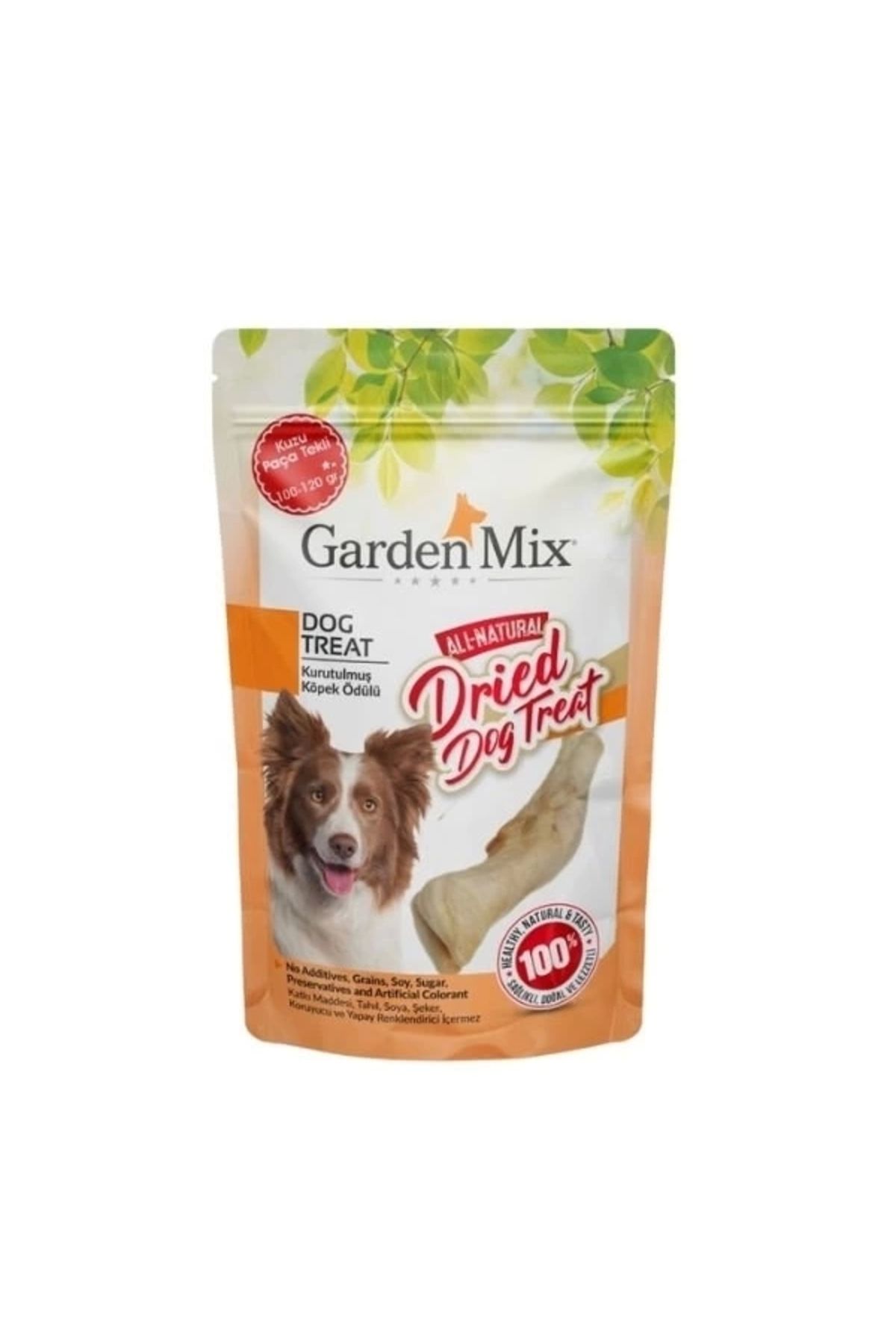 YNT İthalat Garden Mix Kurutulmuş Kuzu Paça Tekli Köpek Ödül Maması 120 Gr