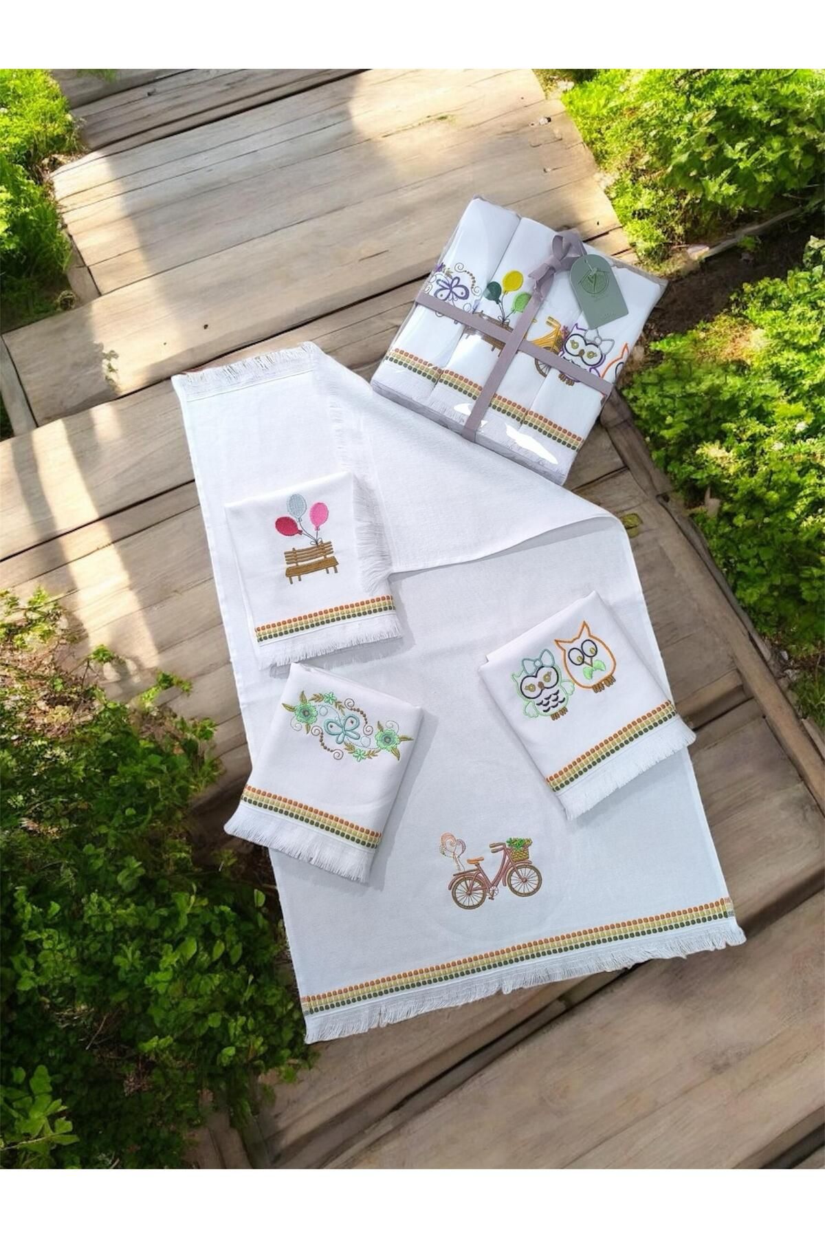 MYSOFTHOME HAVLU 50X80 ÖLÇÜ 4 'LÜ MUTFAK HAVLU/EL YÜZ HAVLU/KURULAMA