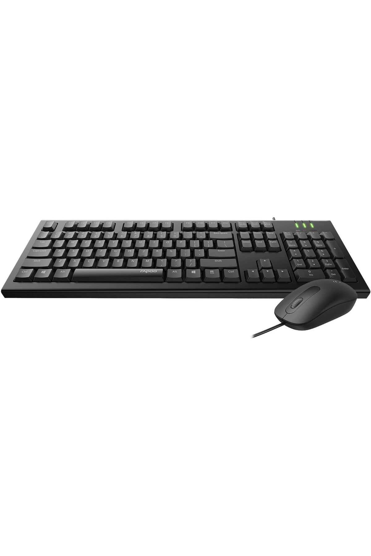 Rapoo-X120 Pro Wire Optical Mouse and Keyboard Combo Eng/Ara 9