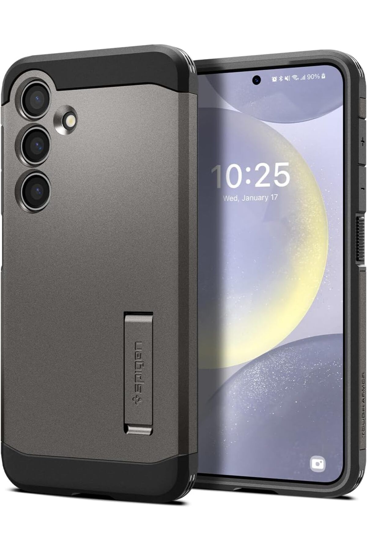 STOREMAX Galaxy S24 Plus Uyumlu  Kılıf Tough Armor Gunmetal -