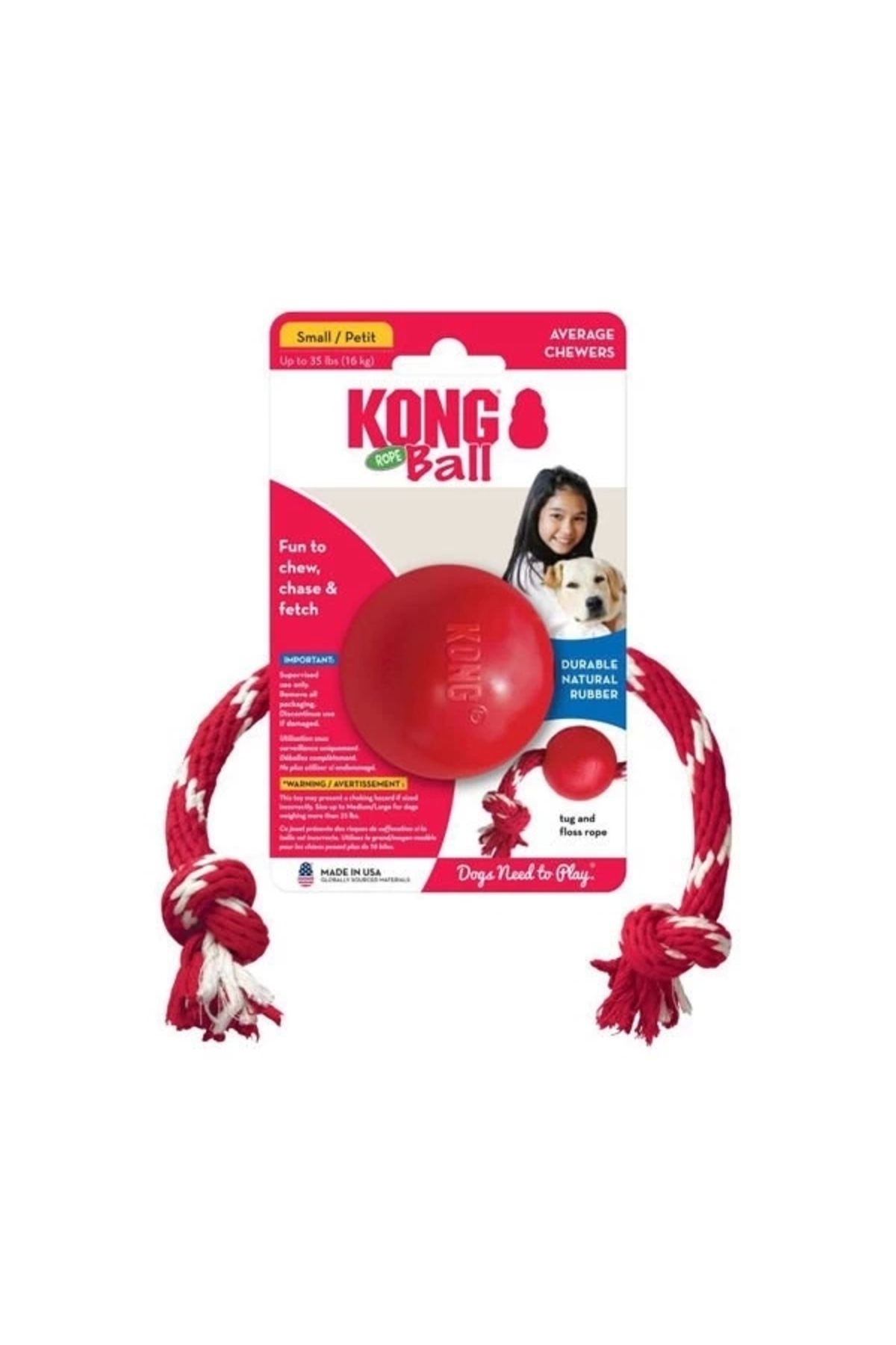 YNT İthalat Kong İpli Top Köpek Oyuncağı Small 6.5 Cm