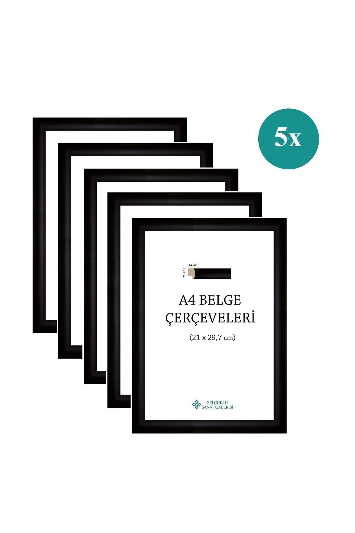 Elioure A4 Çerçeve 1. Sınıf 22mm 5'li Paket, Siyah, Şık ve Dayanıklı Ürün