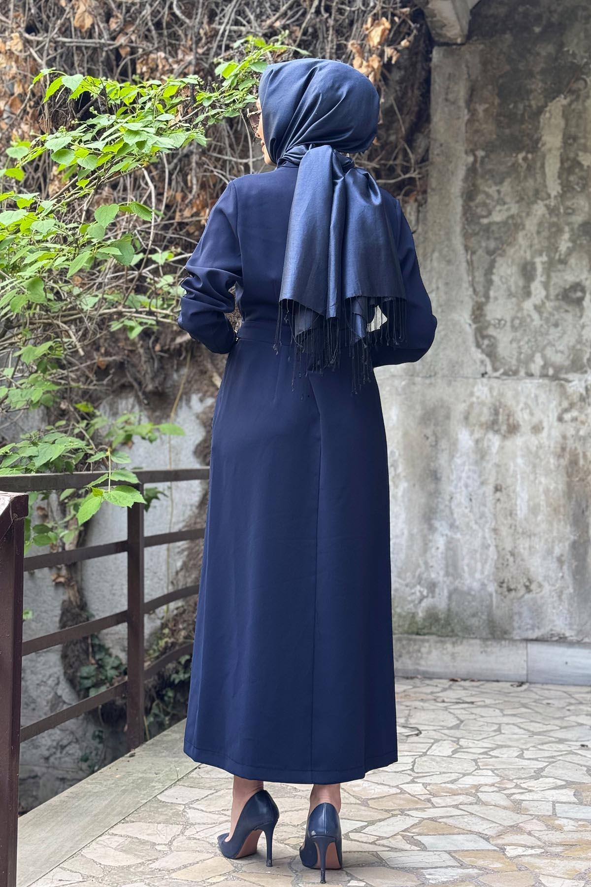 SEÇİL-Scl dress 10002511311043 navy blue 4
