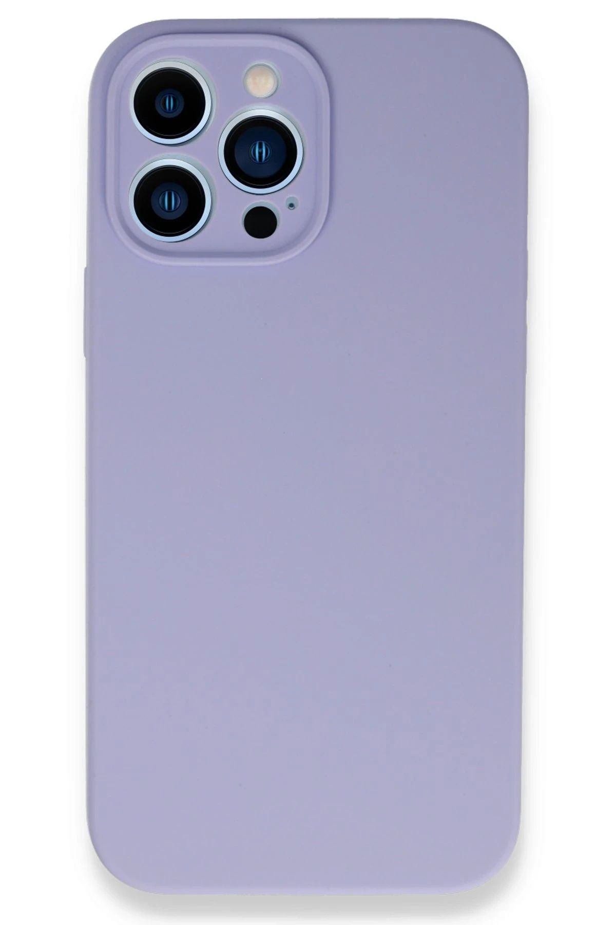 NewFace iPhone 13 Pro Max Kılıf Lansman Legant Silikon - Lila HNZRN