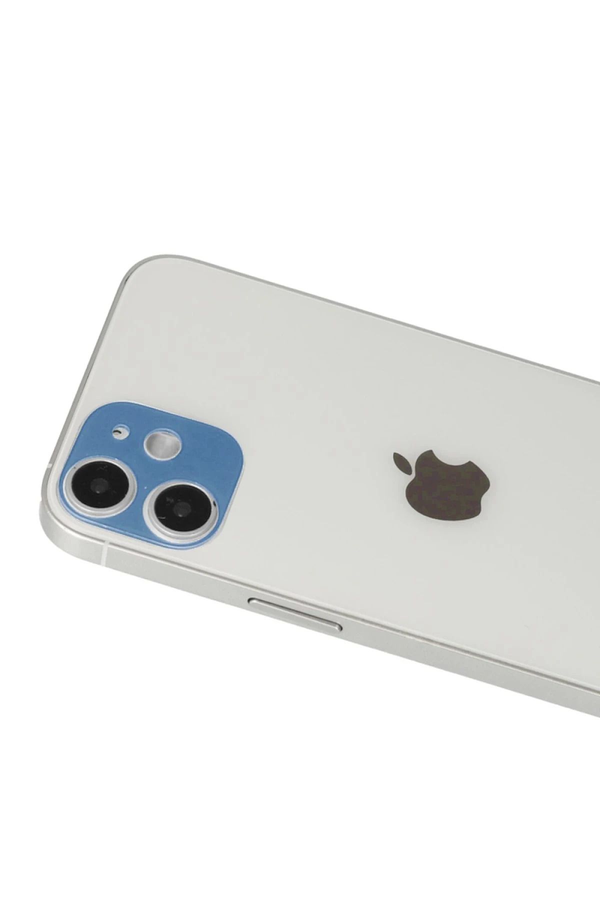 NewFace iPhone 12 Rainbow Kamera Lens Koruma Cam - Mavi ALMLA