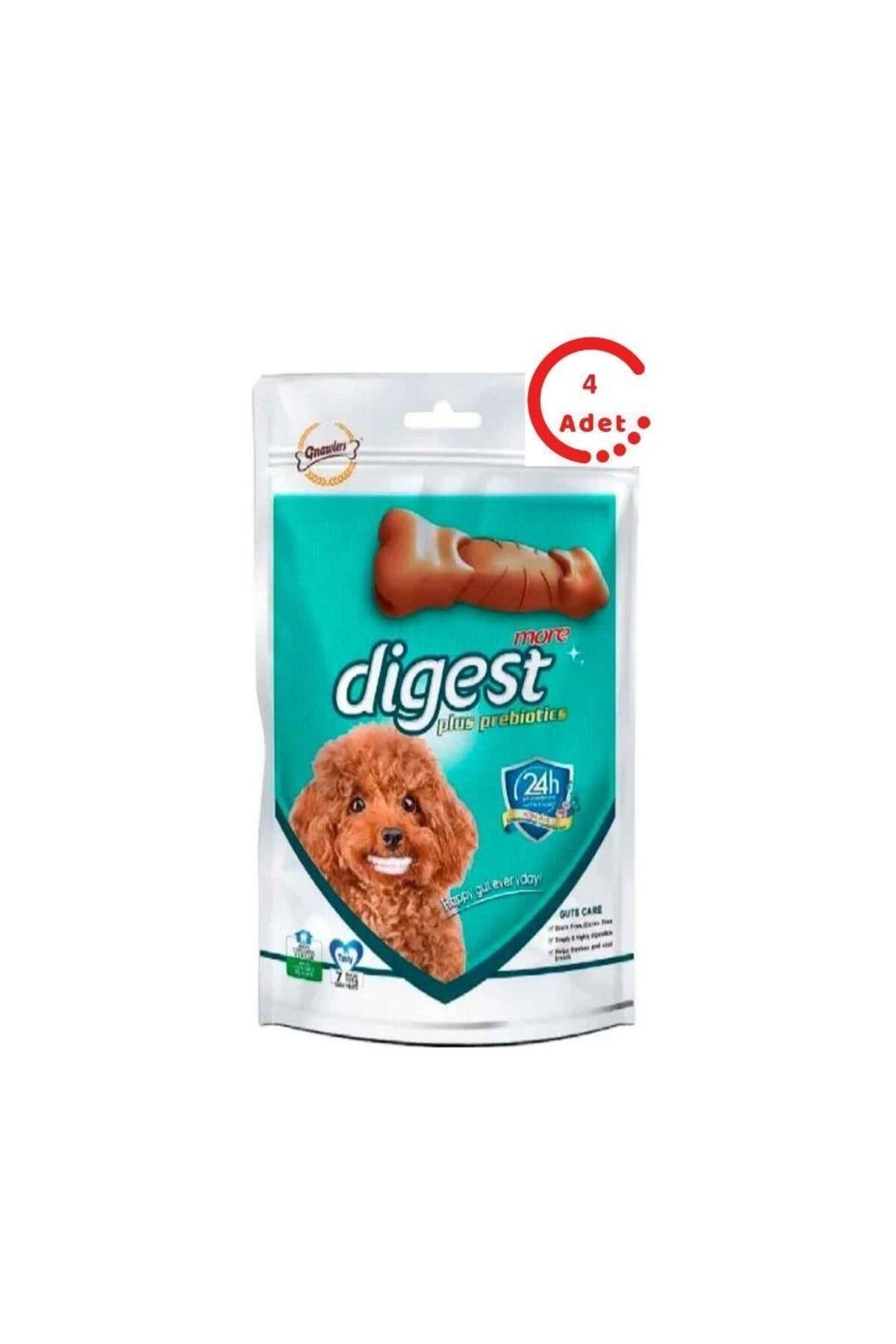 Gnawlers Digest More Dental Prebiyotik Köpek Ödülü 100 Gr x 4 Adet