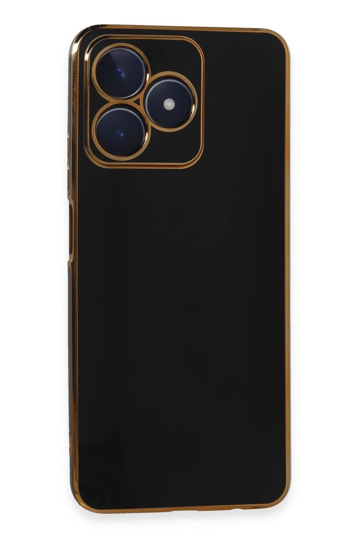 NewFace Realme C53 Kılıf Volet Silikon - Siyah JOJUA